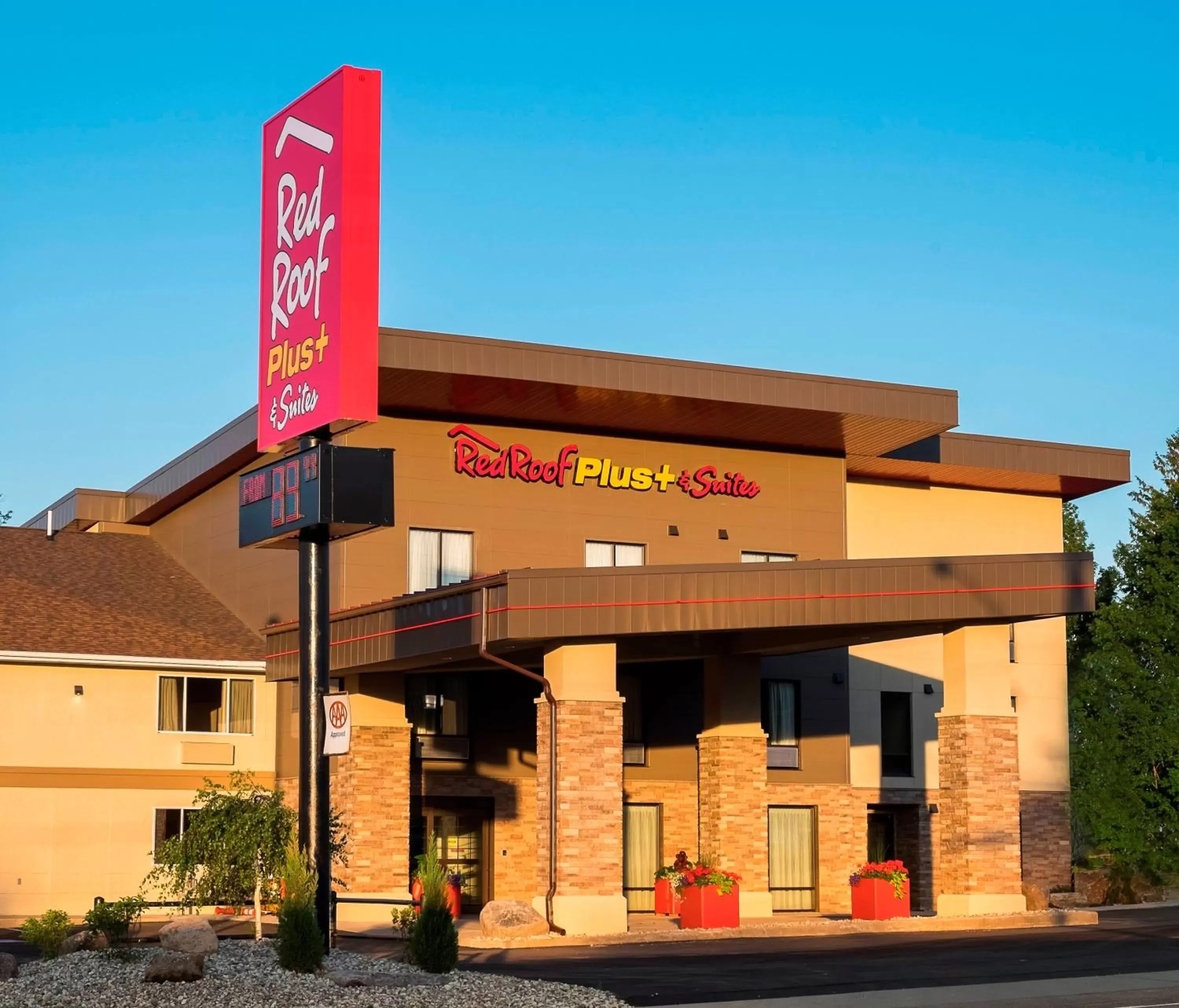 Property building in Red Roof Inn PLUS+ & Suites Malone