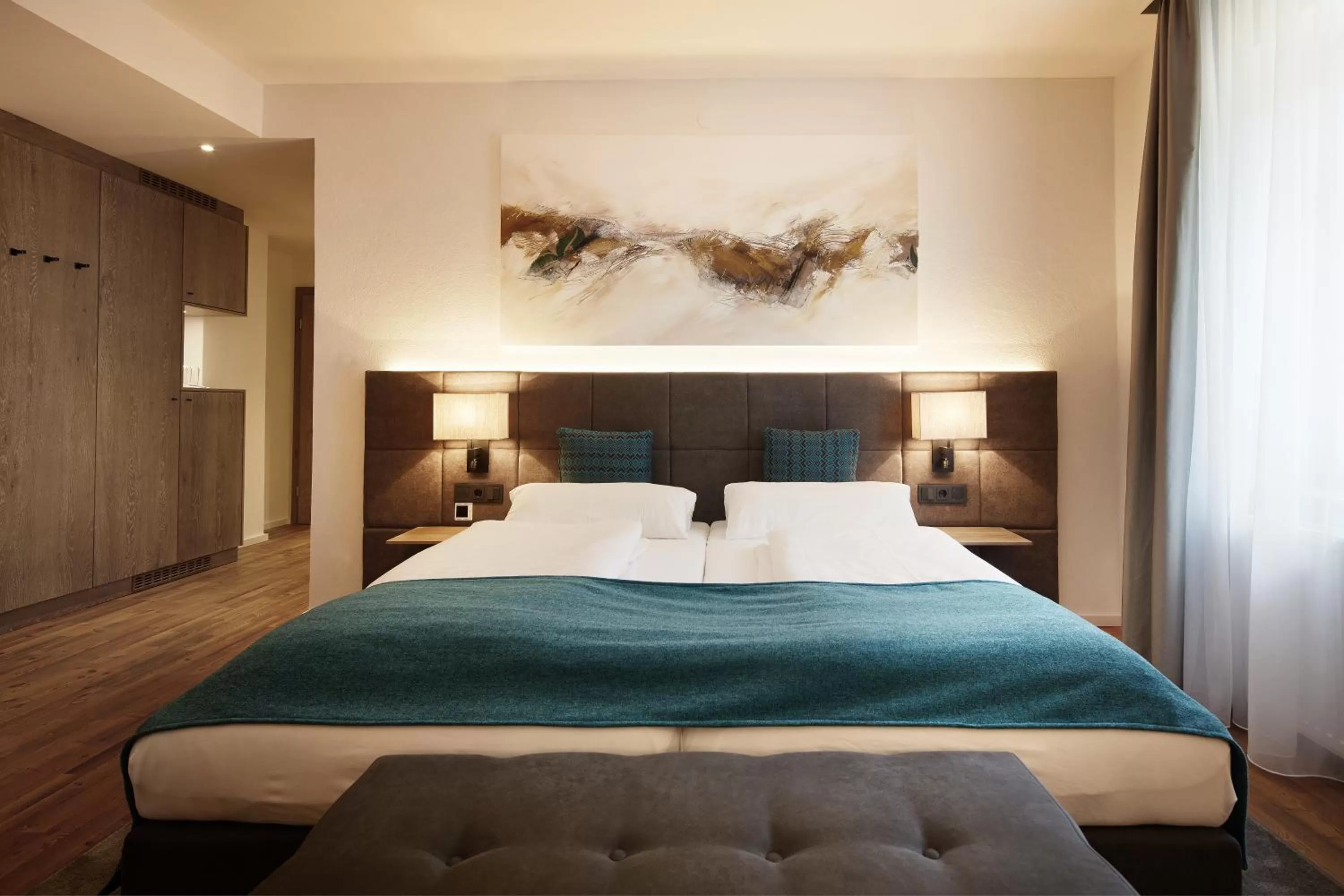 Photo of the whole room, Bed in Schüdlbauer´s Hotel-Restaurant-Bar