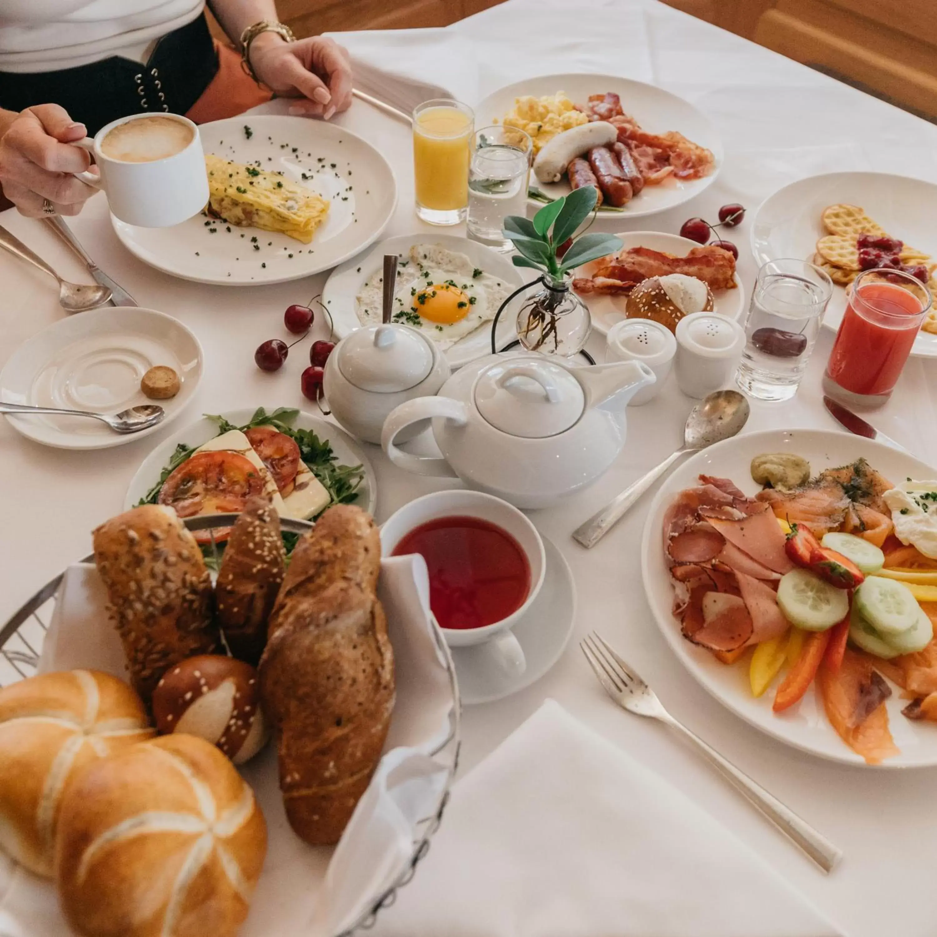 Food and drinks, Breakfast in Hotel Alpine Palace