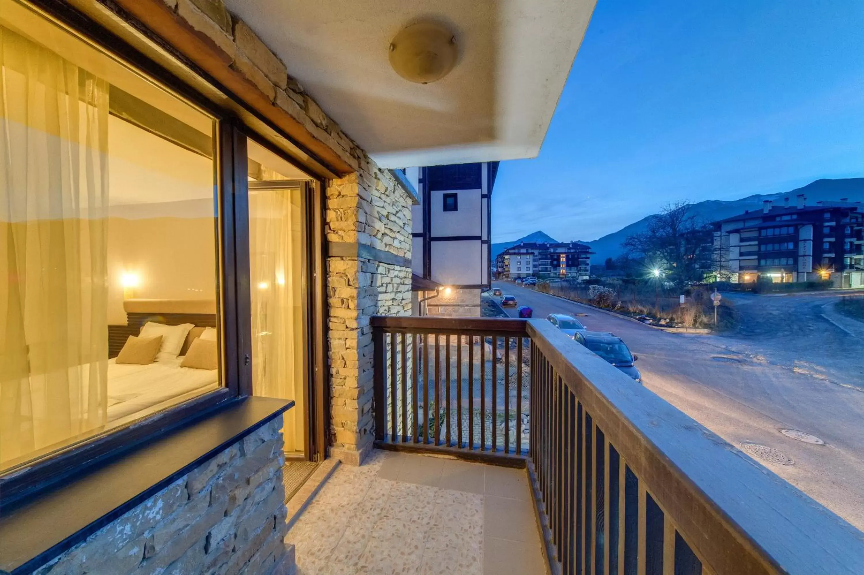 Balcony/Terrace in Hotel Bansko SPA & Holidays - Free Parking