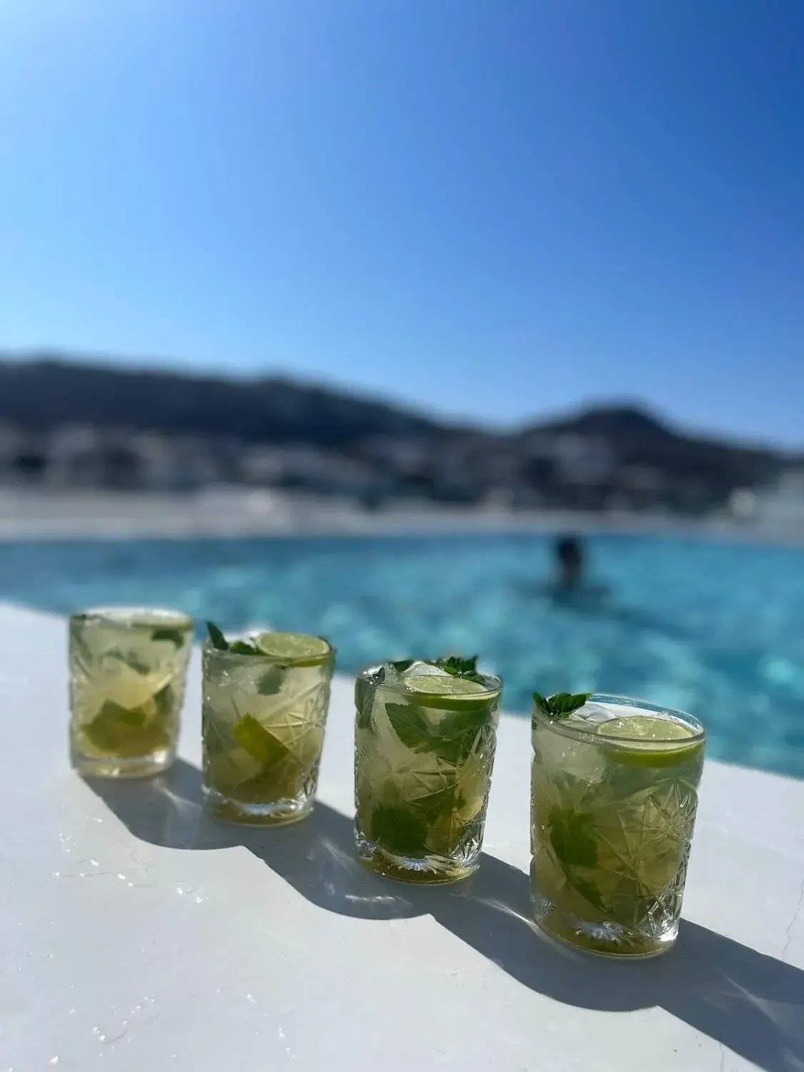 Swimming pool in The George Hotel Mykonos