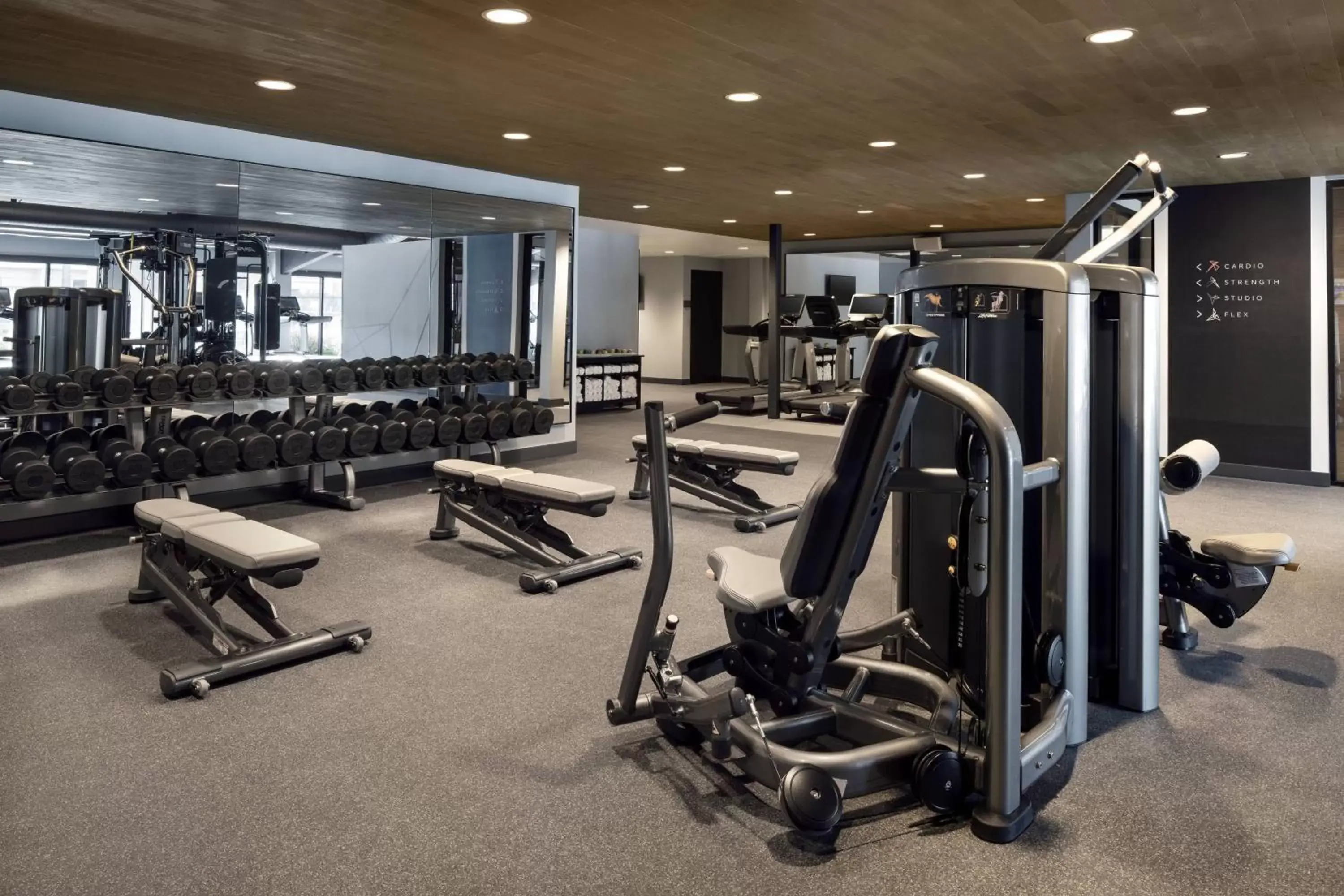 Fitness centre/facilities, Fitness Center/Facilities in Santa Clara Marriott