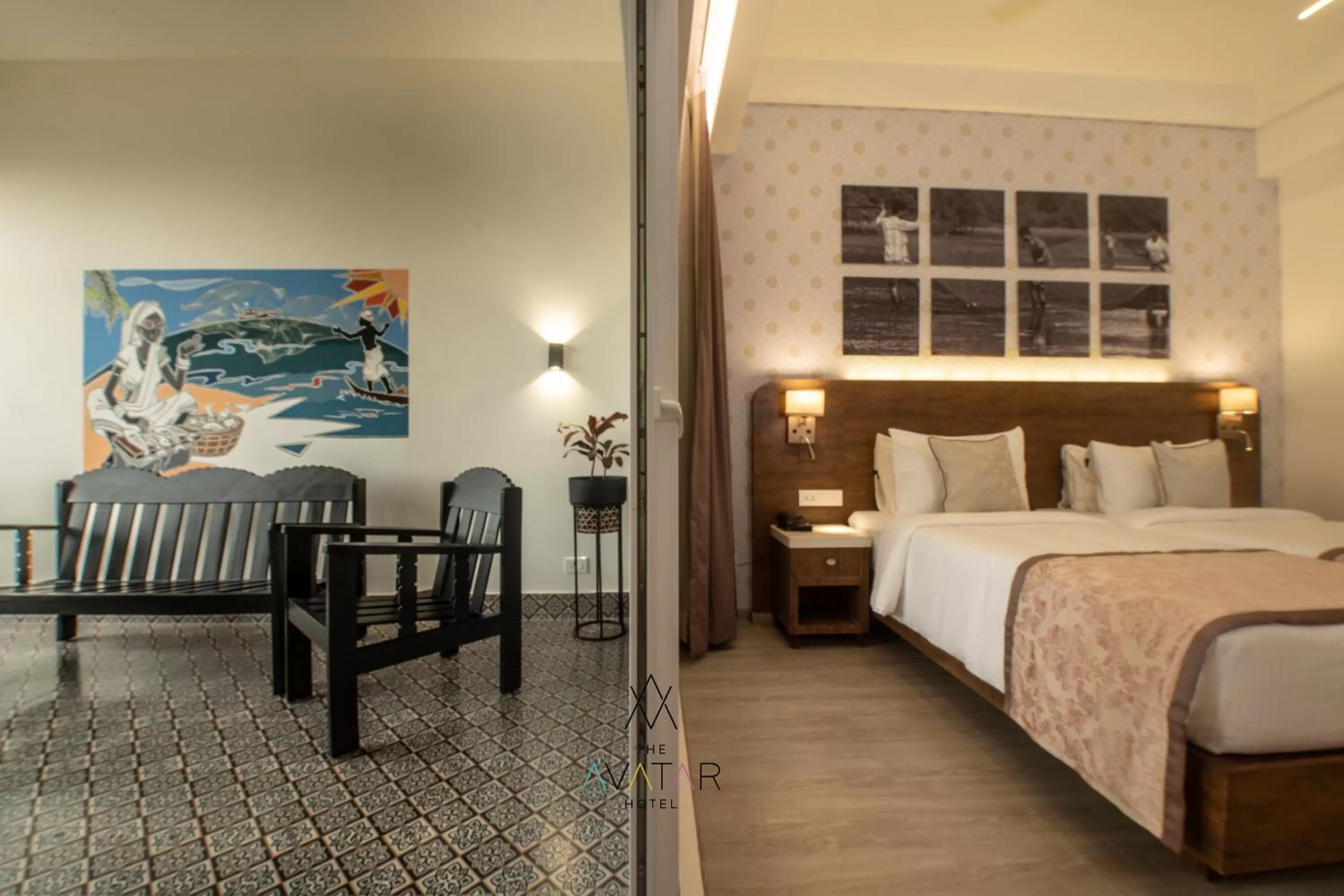 Living room, Bed in The Avatar Hotel & Convention