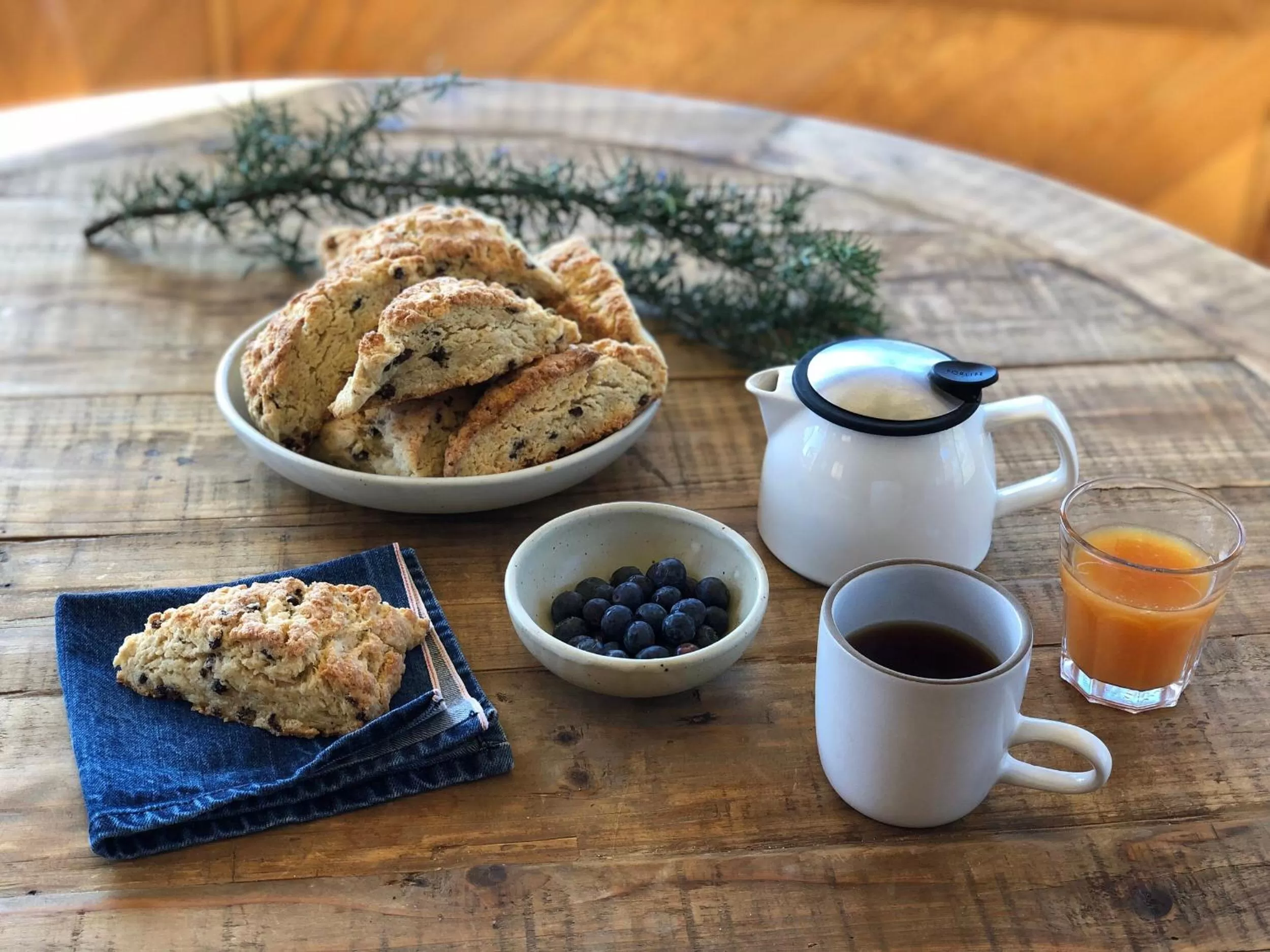 Food close-up in Thatcher Hotel