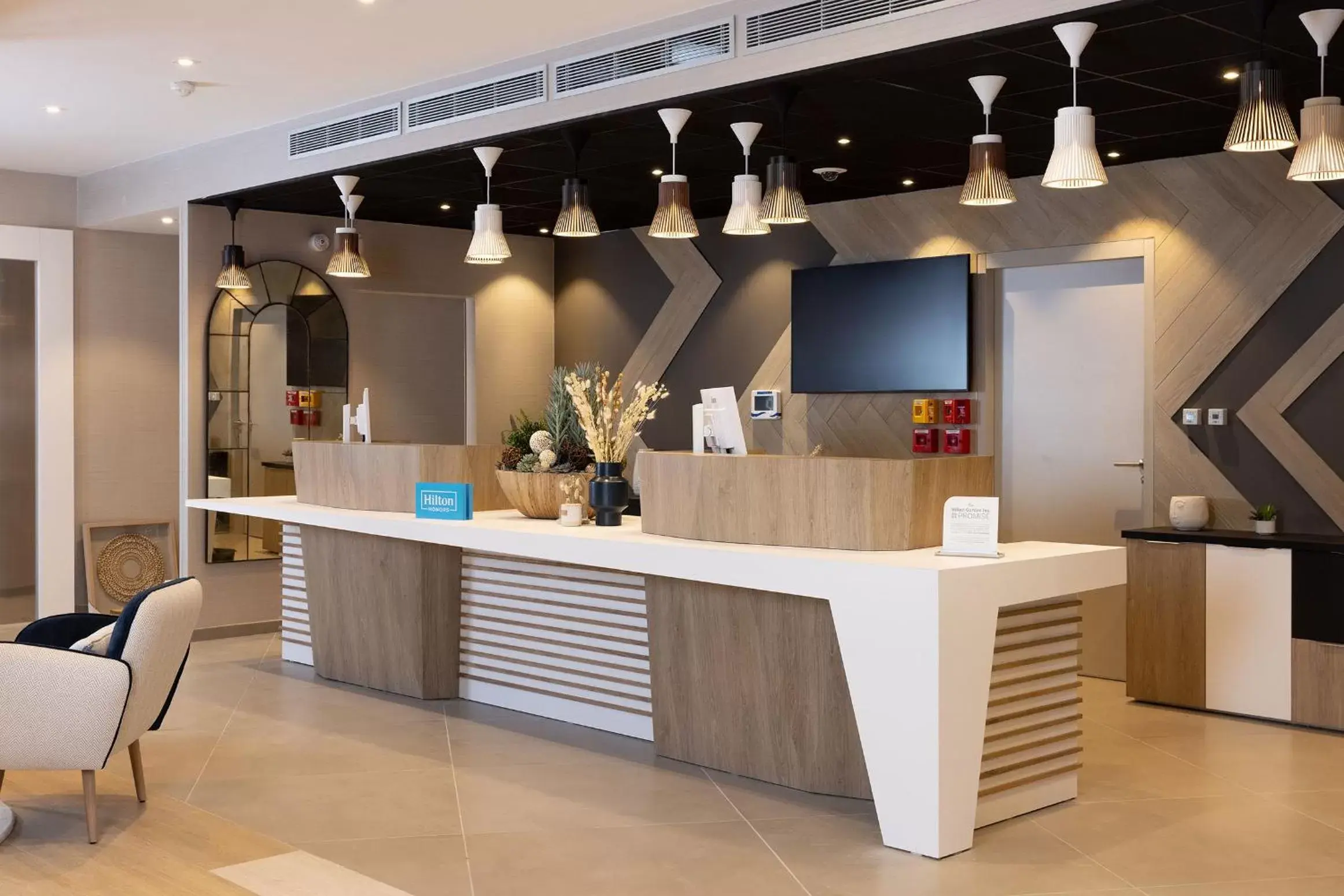 Lobby or reception, Lobby/Reception in Hilton Garden Inn Le Havre Centre