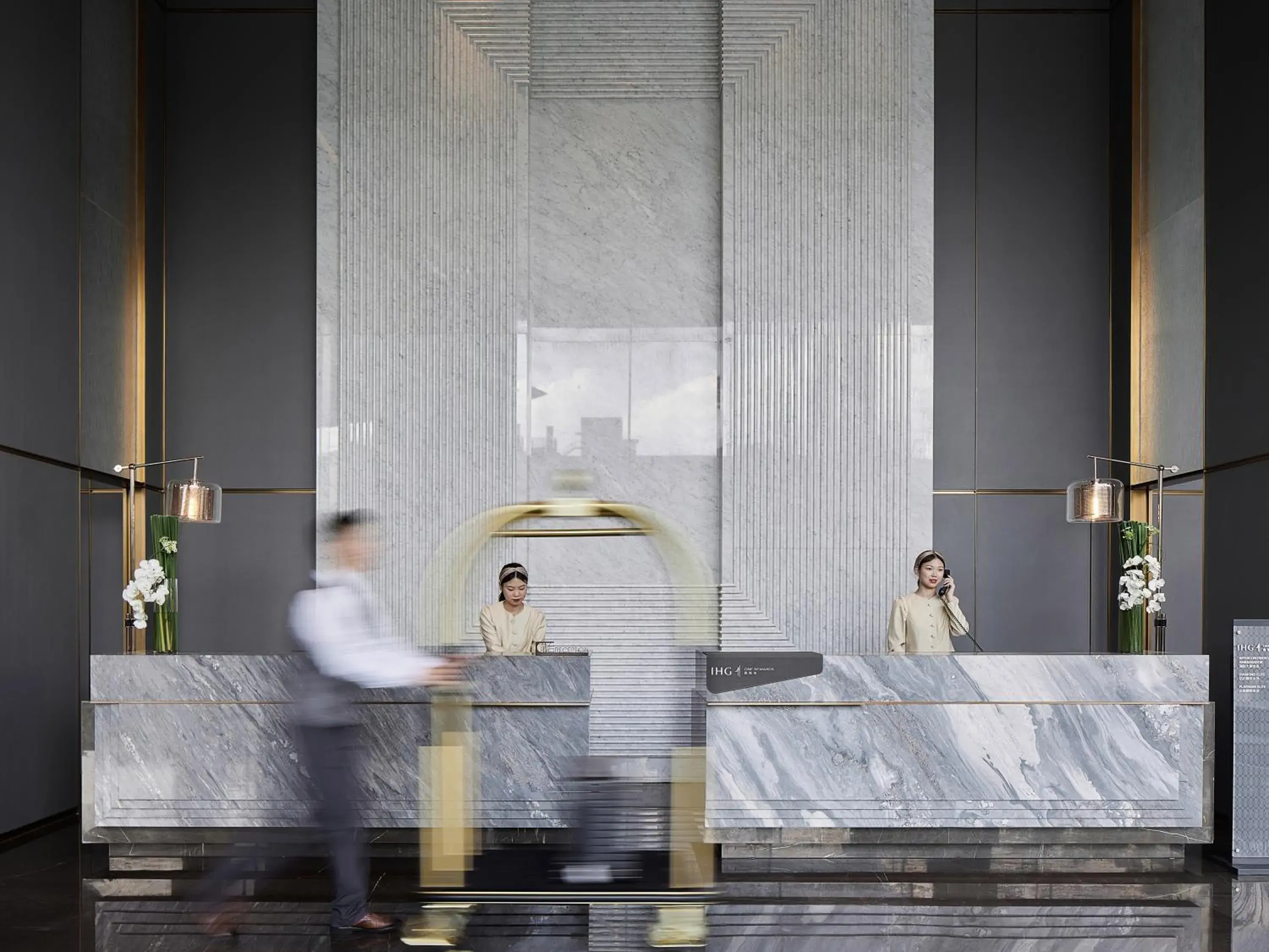 Lobby or reception in InterContinental Hangzhou Liangzhu, an IHG Hotel