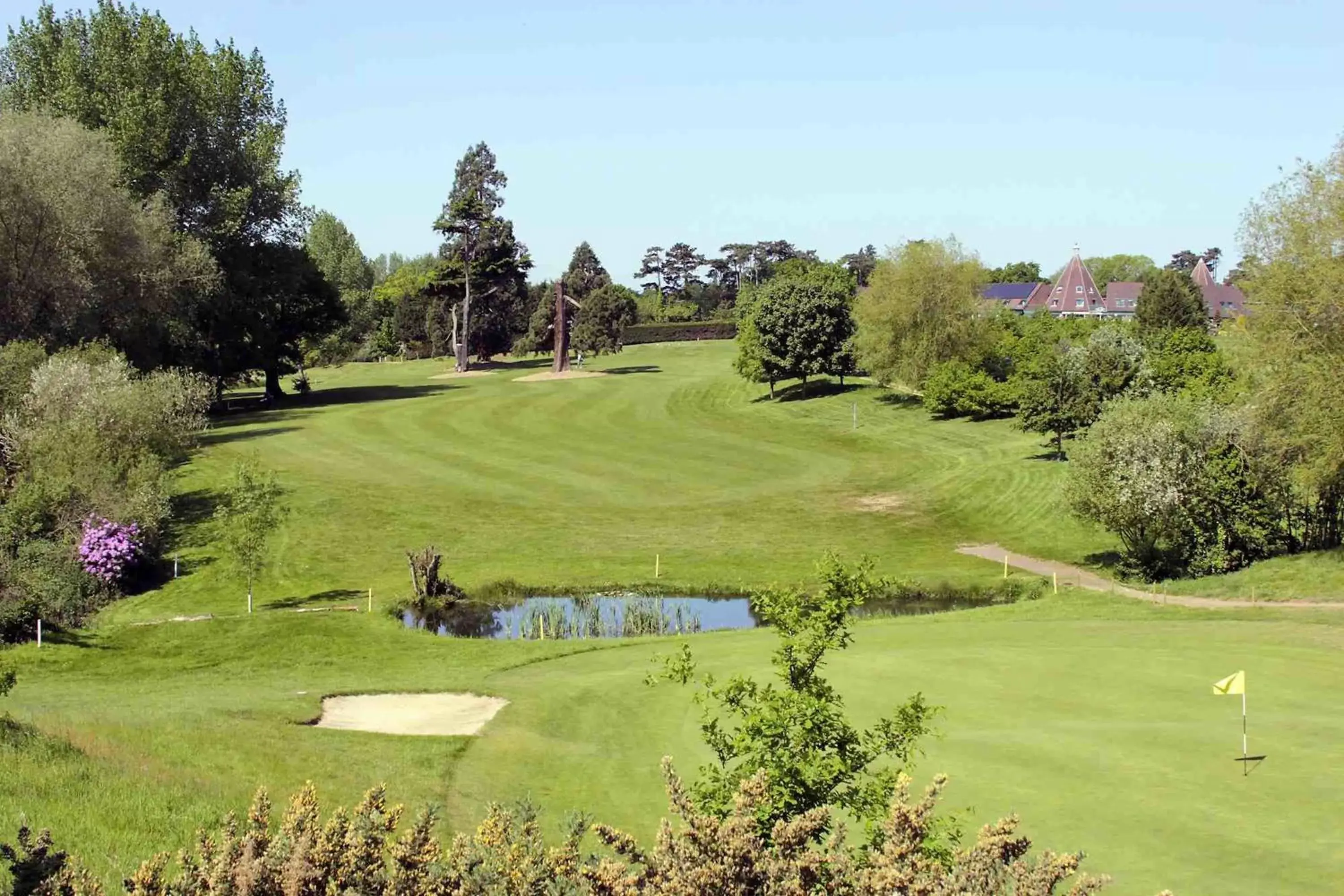 Bird's eye view, Golf in Ufford Park Hotel, Golf & Spa