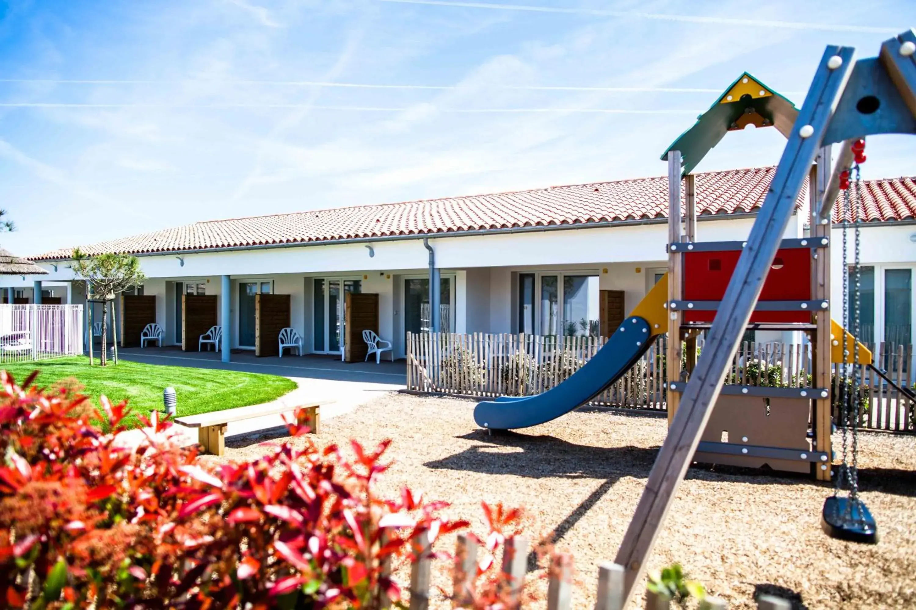 Children play ground, Property Building in Hotel de Re, The Originals Boutique