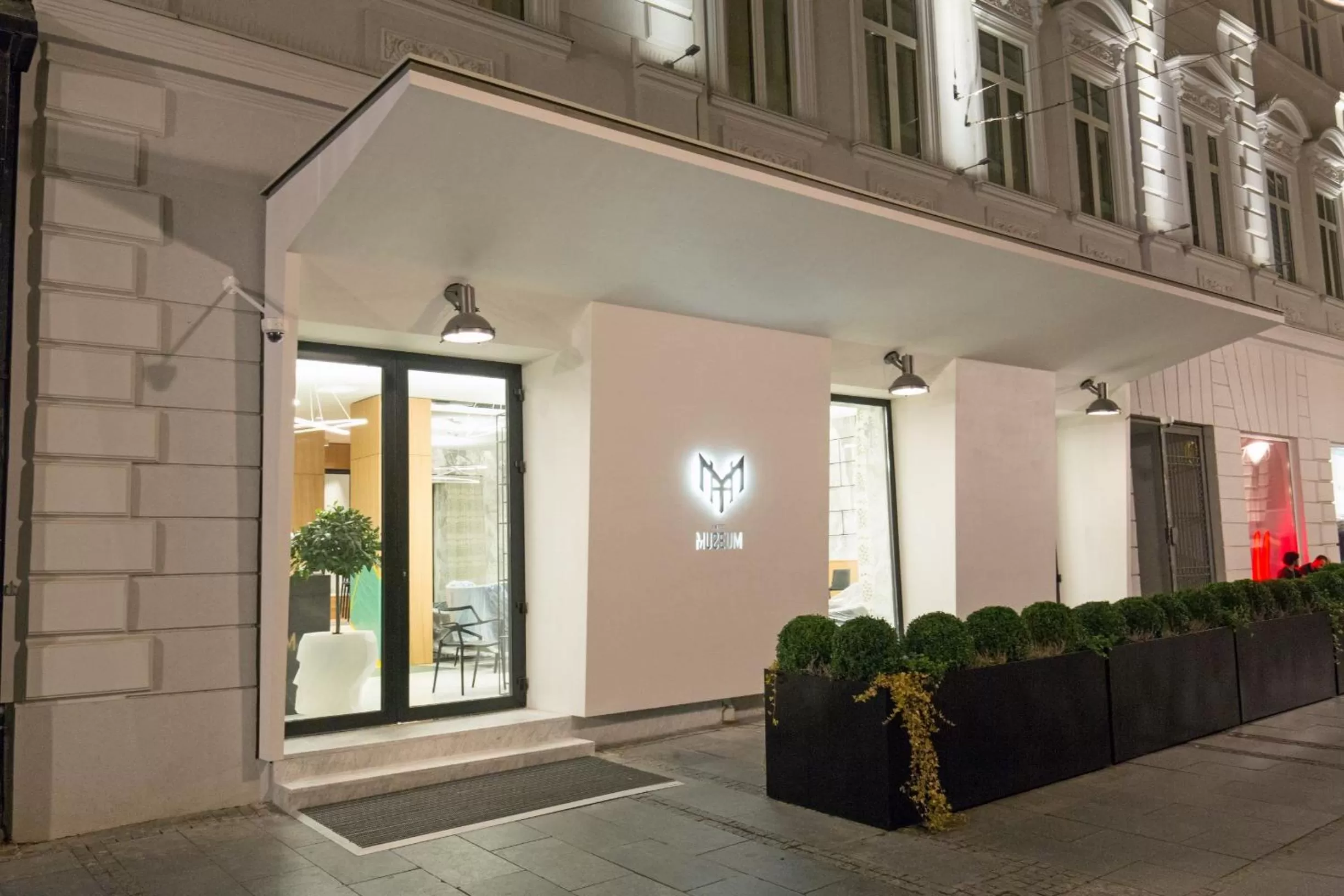 Facade/entrance in Boutique Hotel Museum