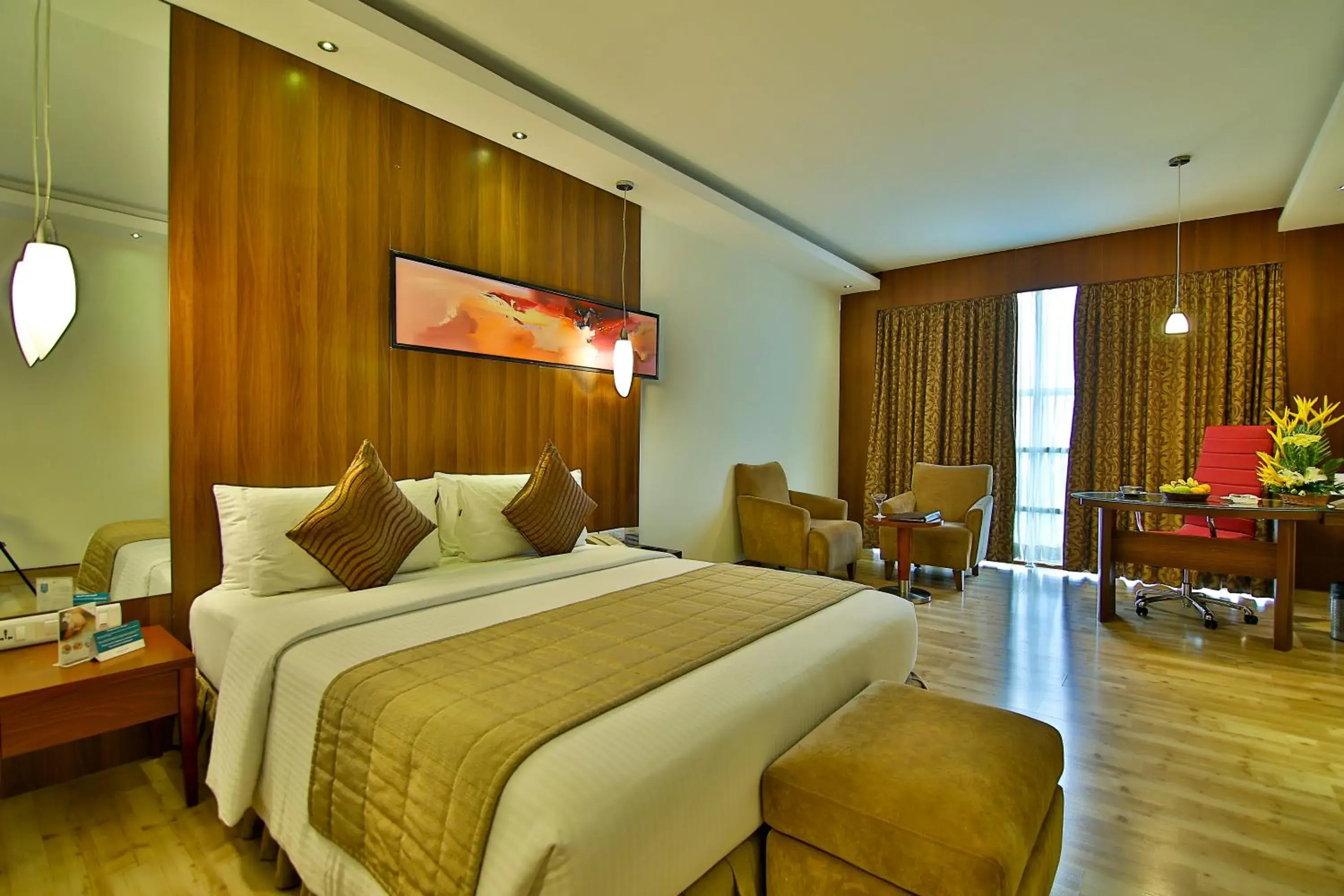 Bed in Hotel Gokulam Park - Coimbatore