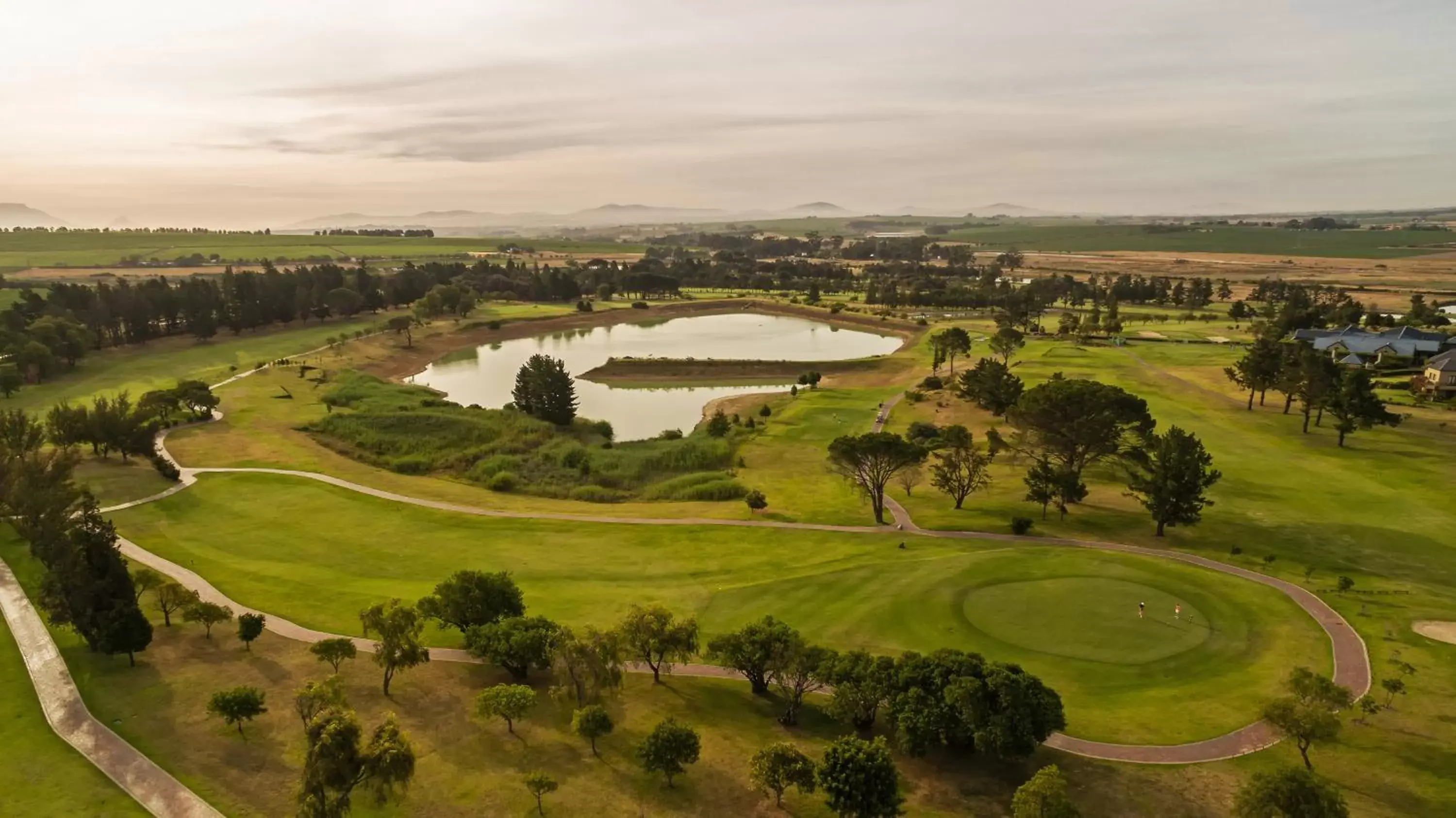 Bird's eye view, Bird's-eye View in Devonvale Golf & Wine Estate