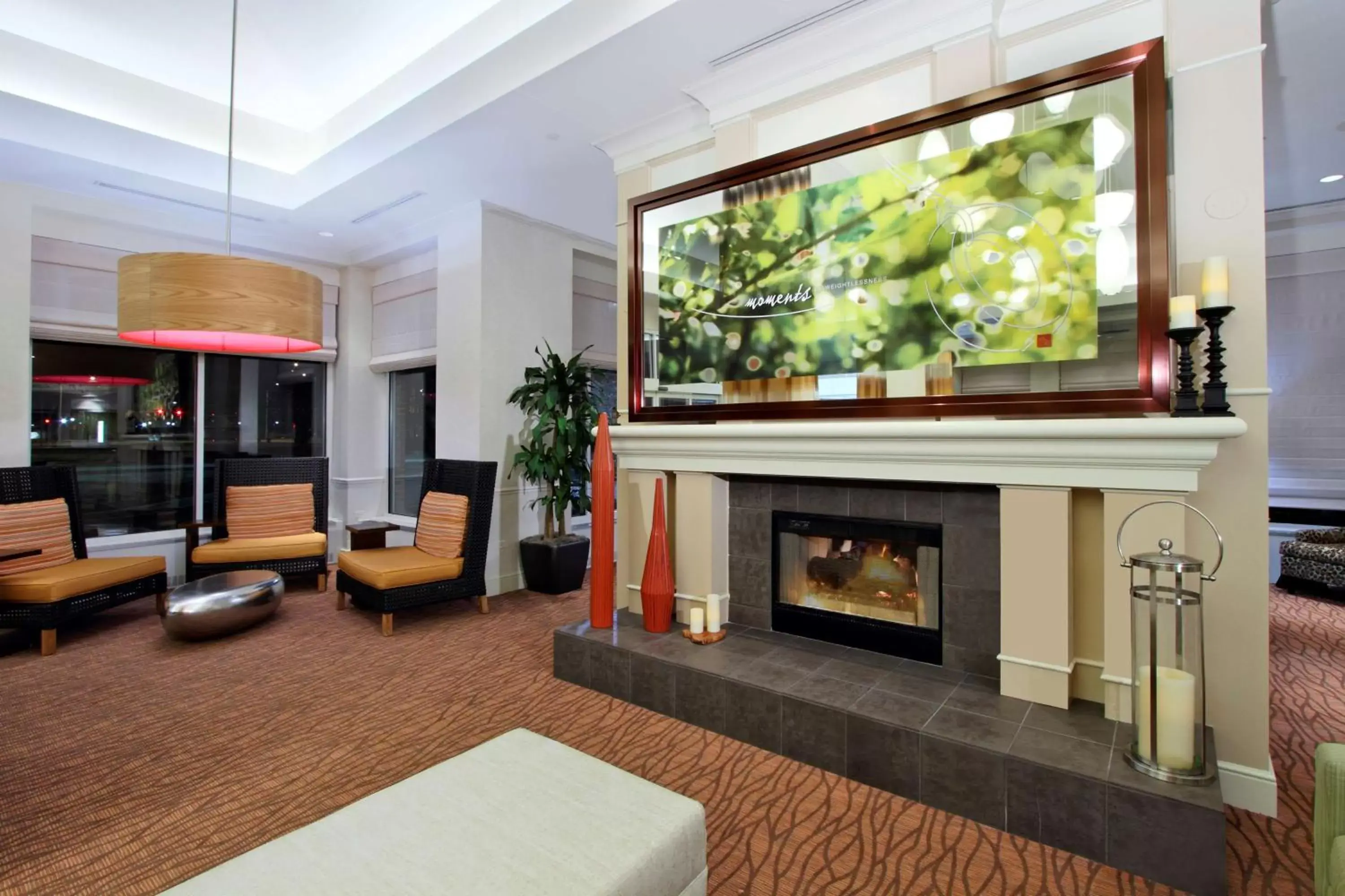 Lobby or reception, TV/Entertainment Center in Hilton Garden Inn Saint Charles