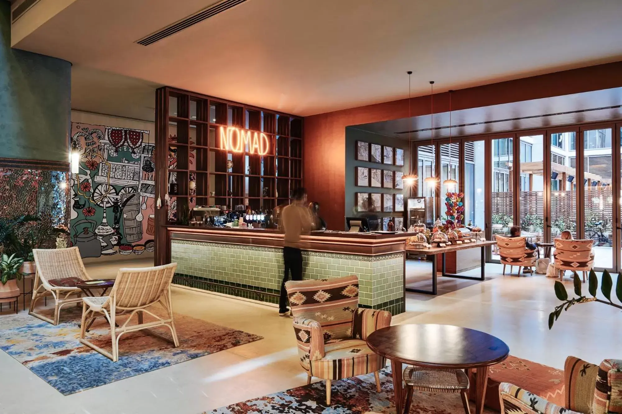 Coffee/tea facilities, Lounge/Bar in 25hours Hotel Dubai One Central