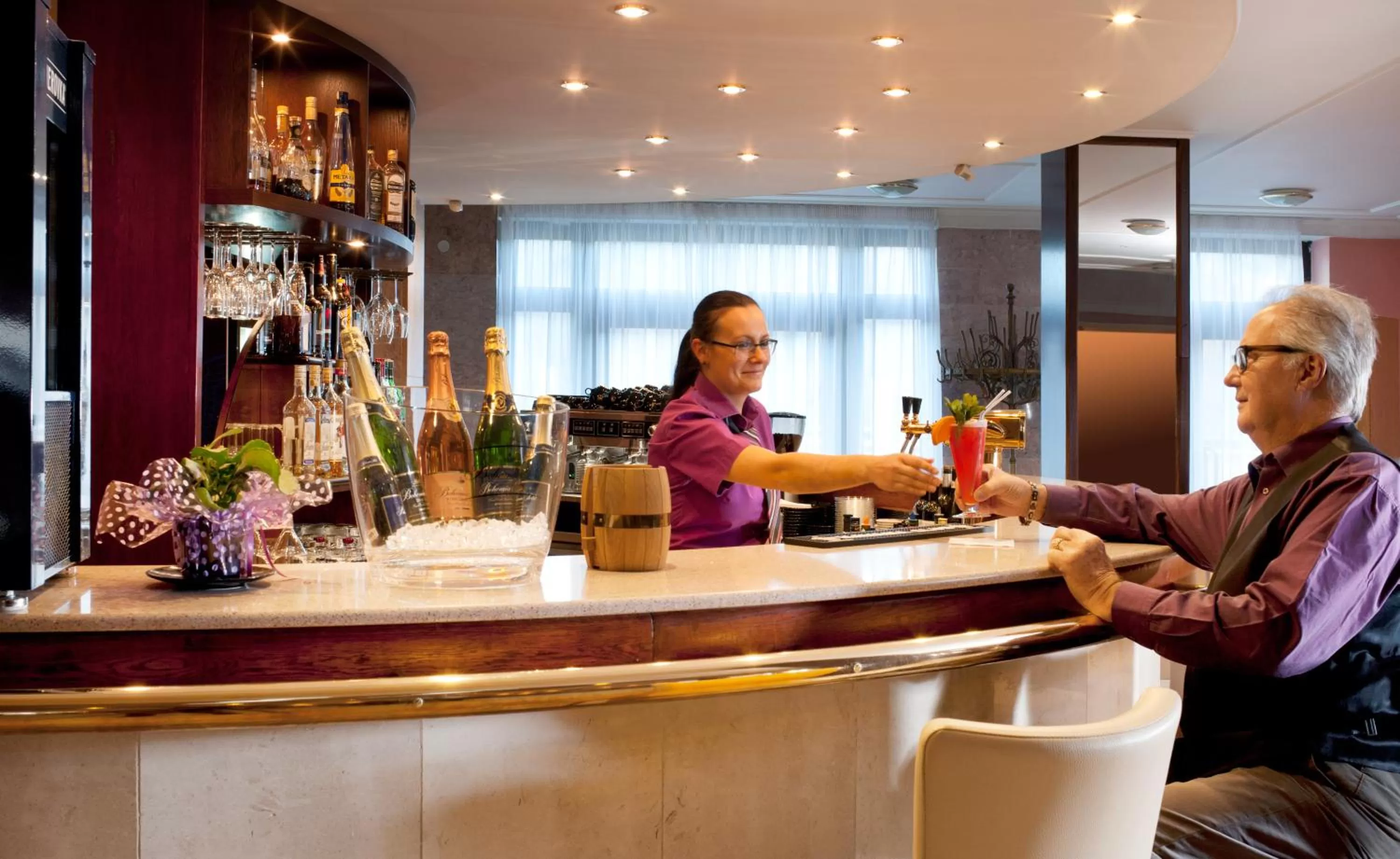 Lounge or bar in Chateau Monty Spa Resort