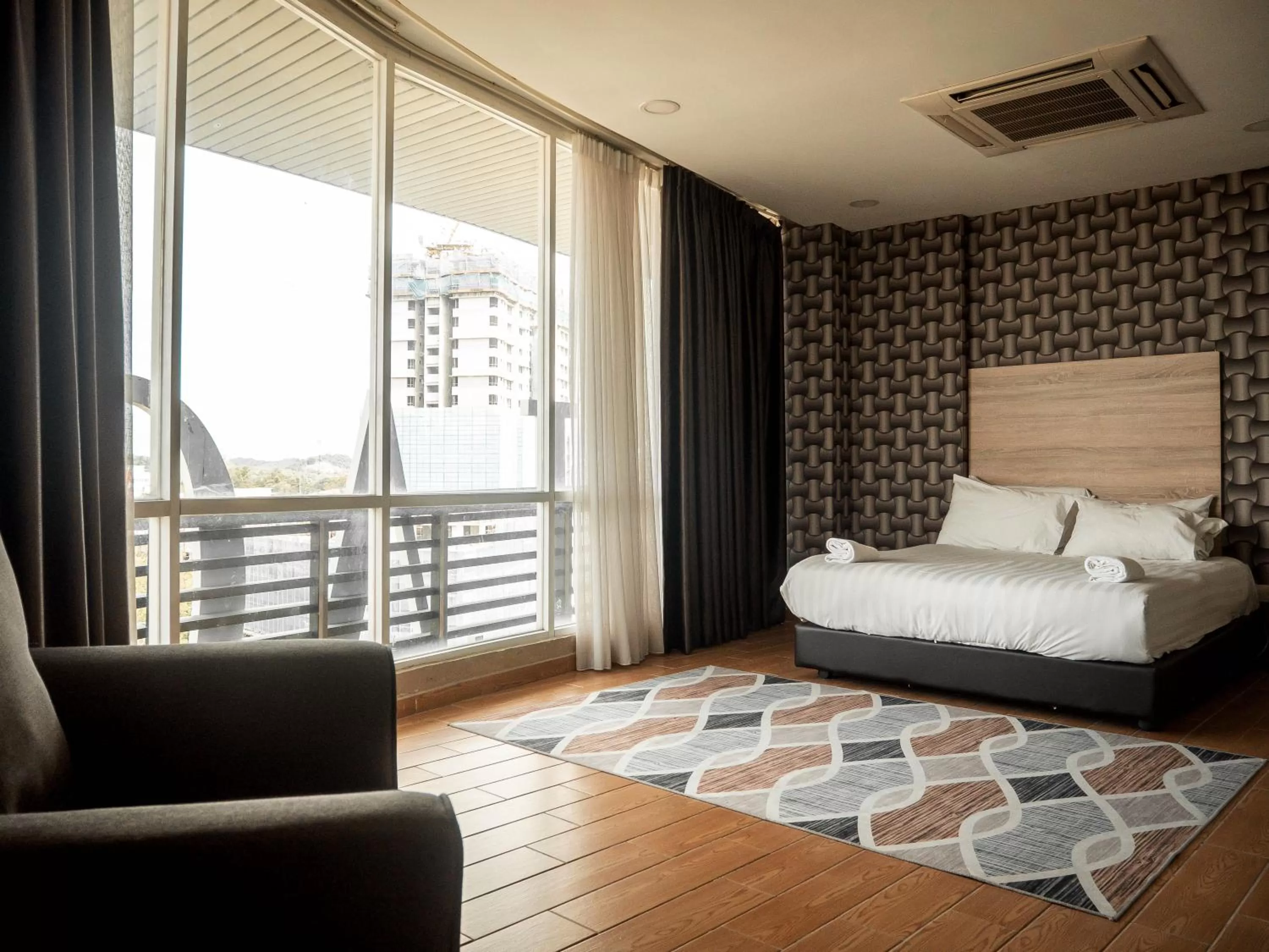 Bed in Bangi Perdana Hotel