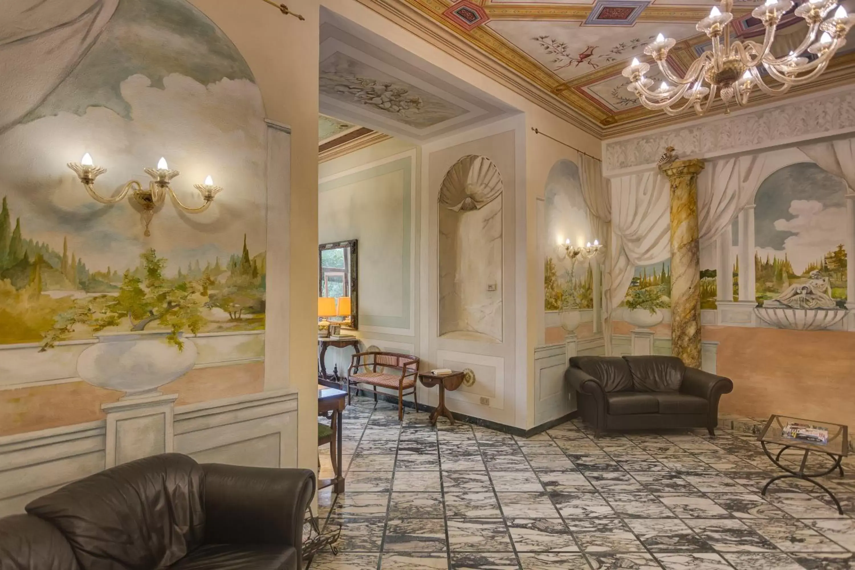 Lobby or reception, Seating Area in Albergo Chiusarelli