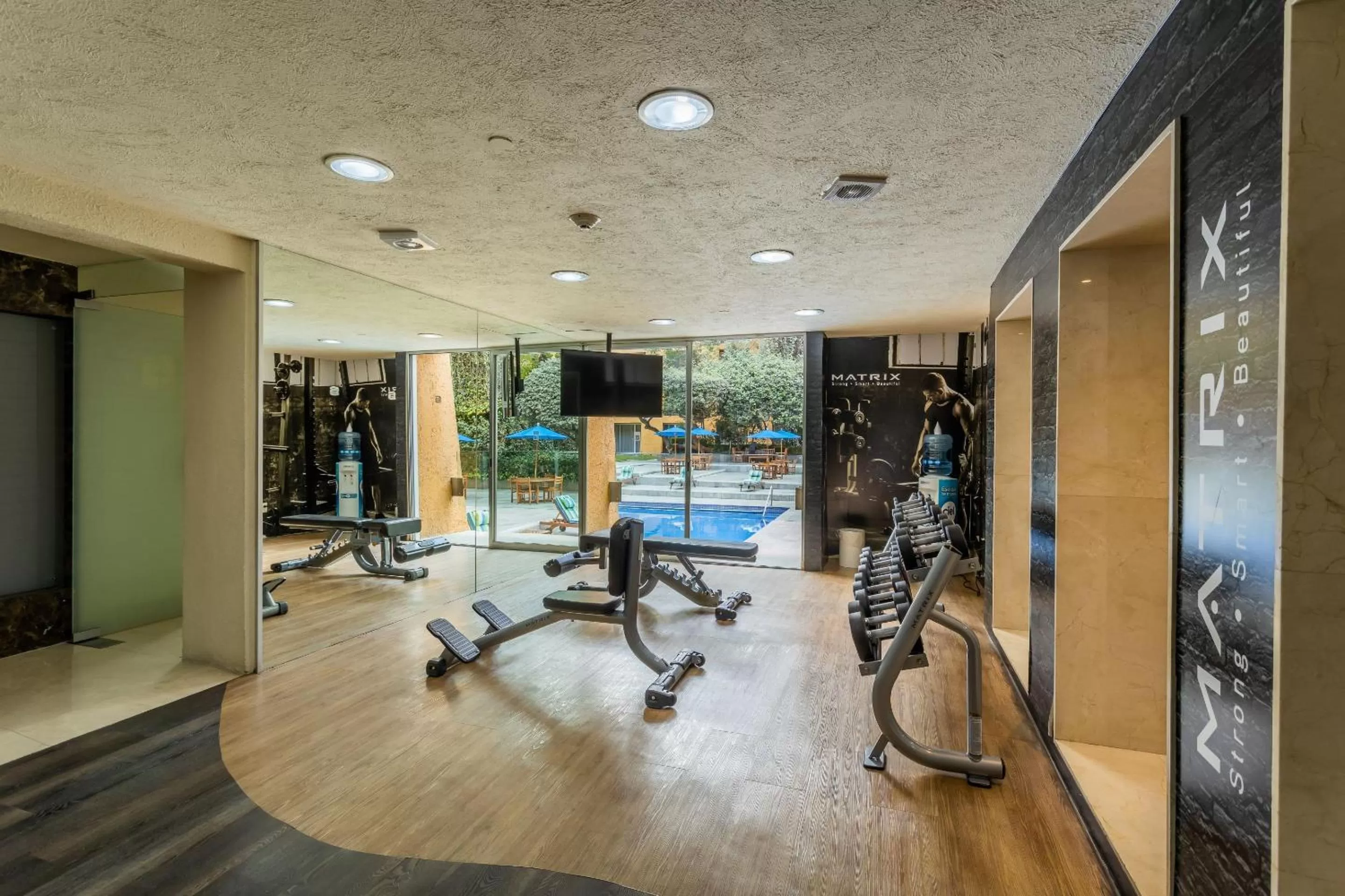 Fitness centre/facilities in Camino Real Polanco Mexico