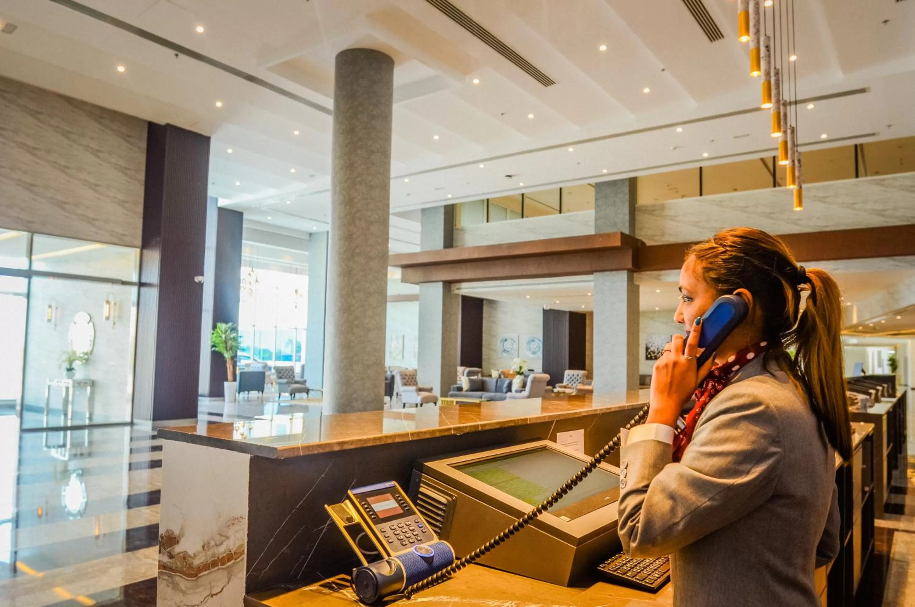 Lobby or reception in VOGO Grand Hotel Formerly Best Western Plus Hotel Dubai Academic City