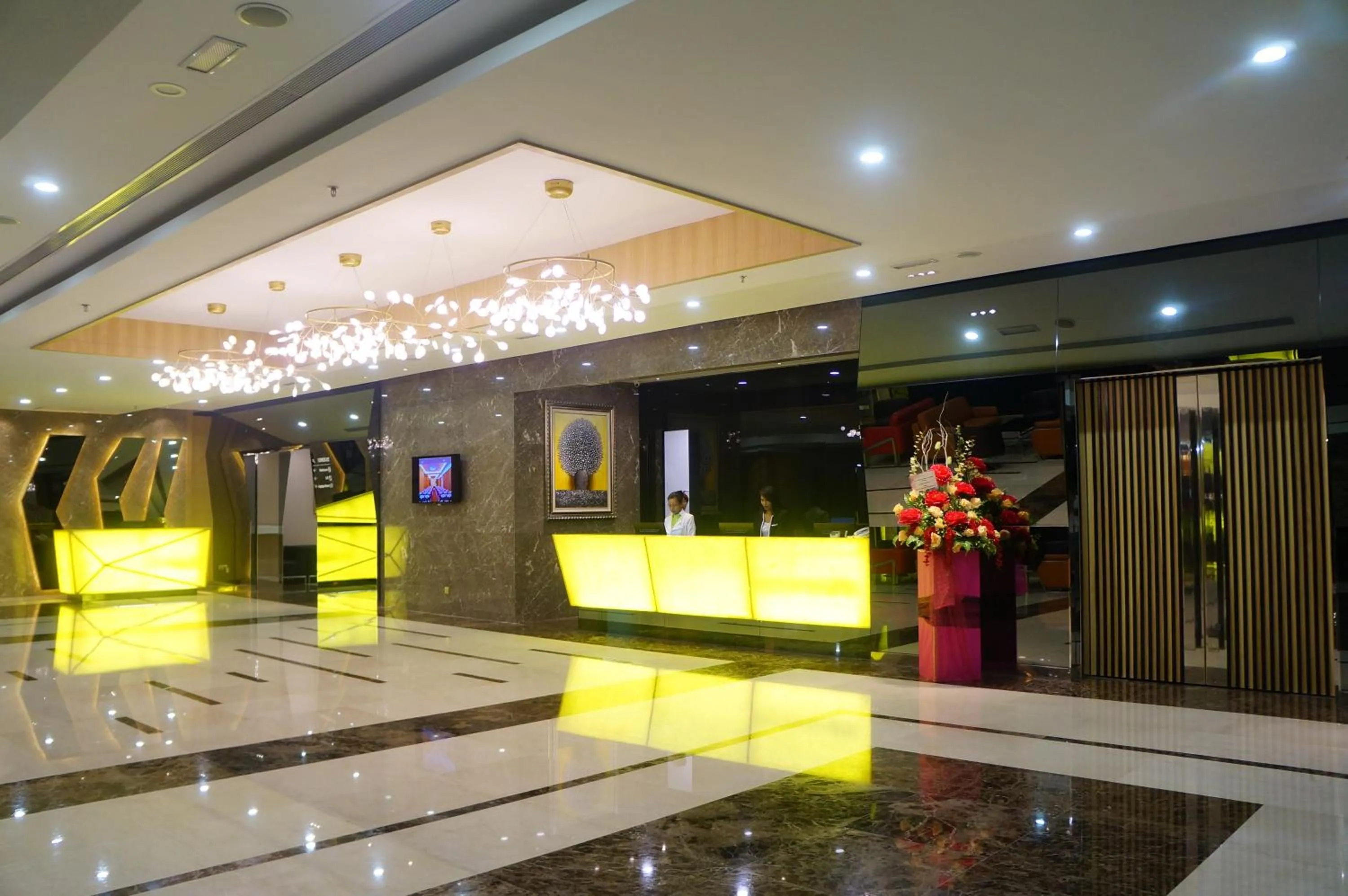 Lobby or reception in Greens Hotel & Suites