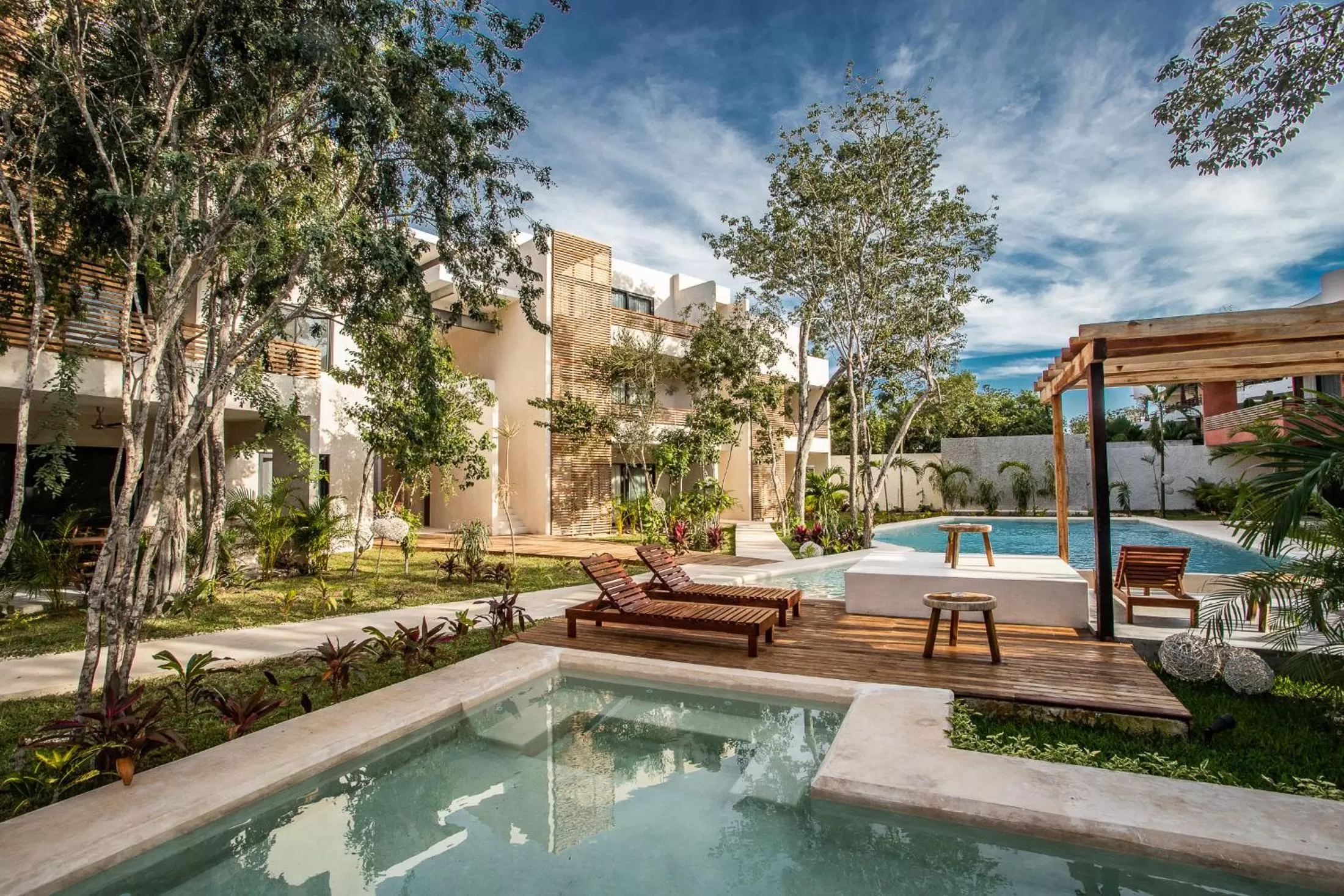 Swimming pool in Panacea Condo Tulum
