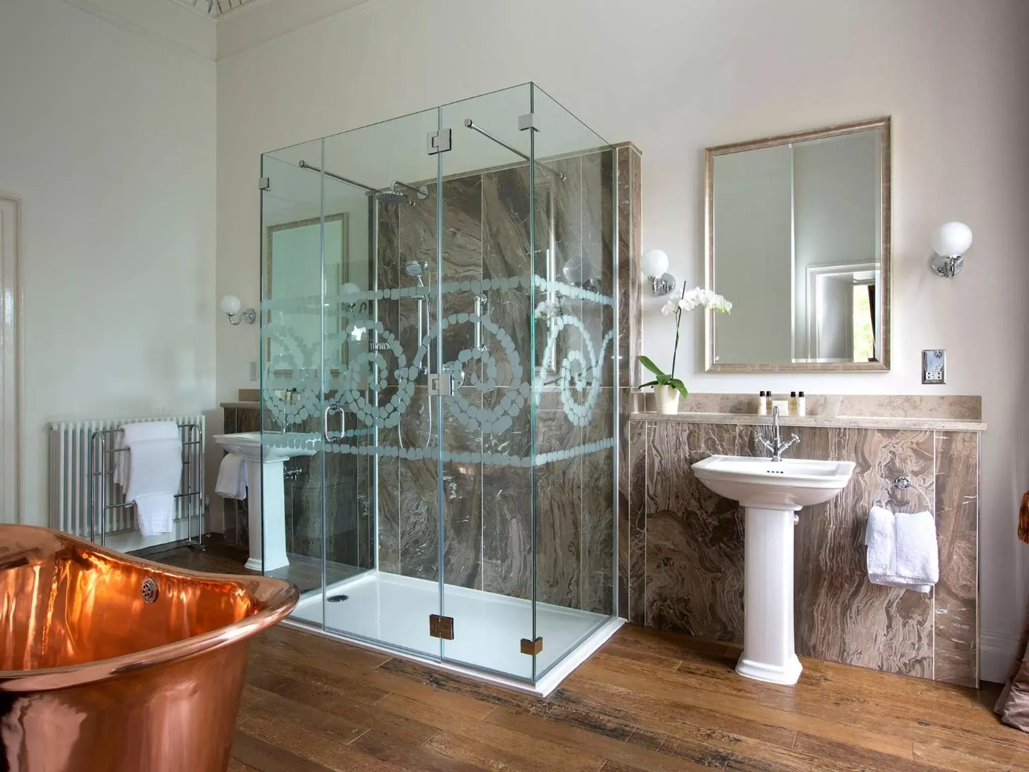 Bathroom in Bailbrook House Hotel, Bath