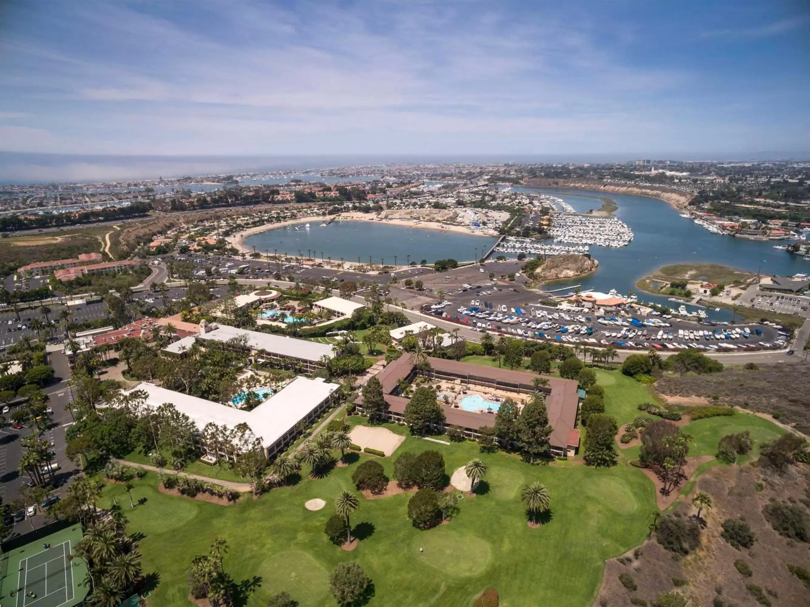 Property building, Bird's-eye View in Hyatt Regency Newport Beach