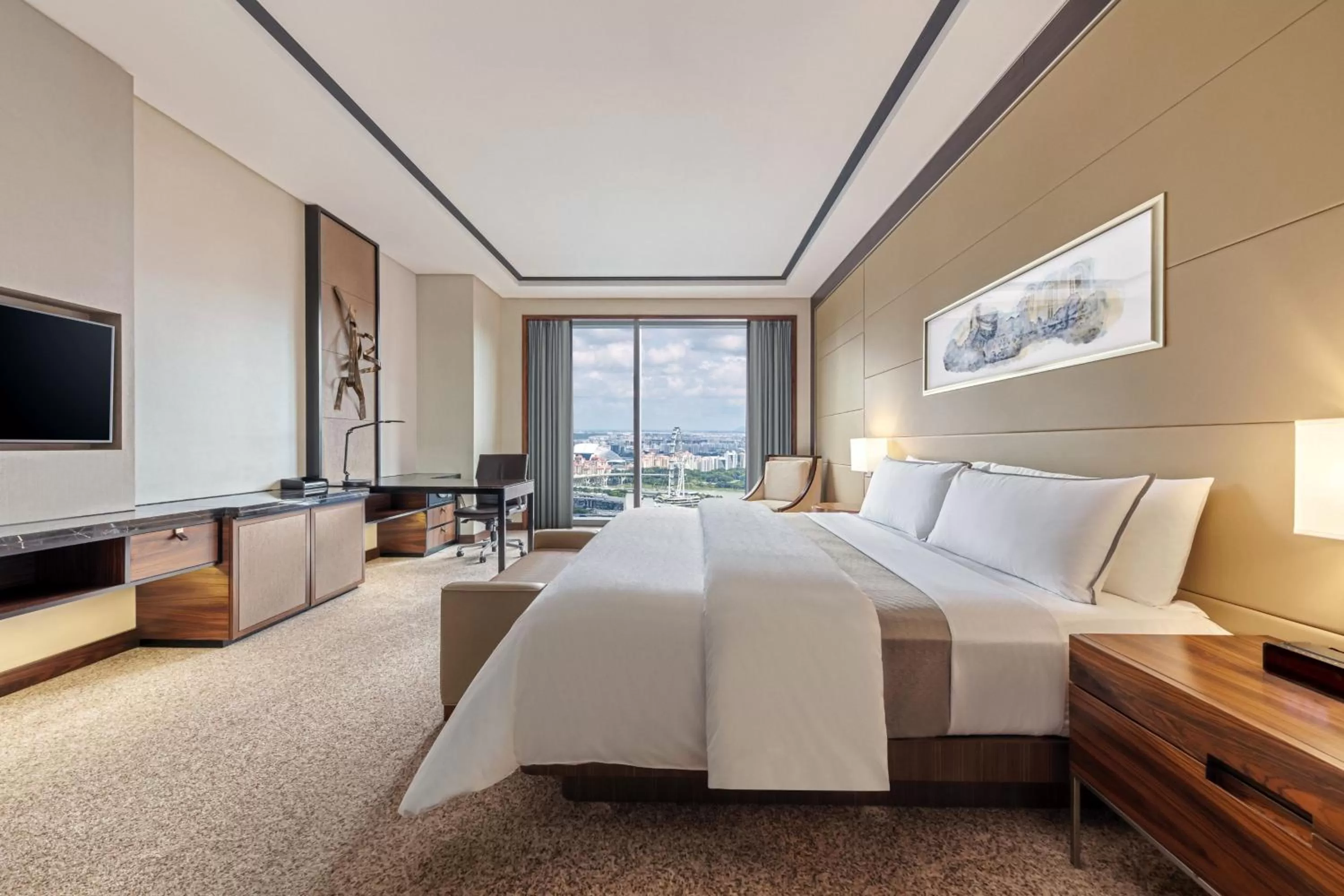 Photo of the whole room, Bed in The Westin Singapore