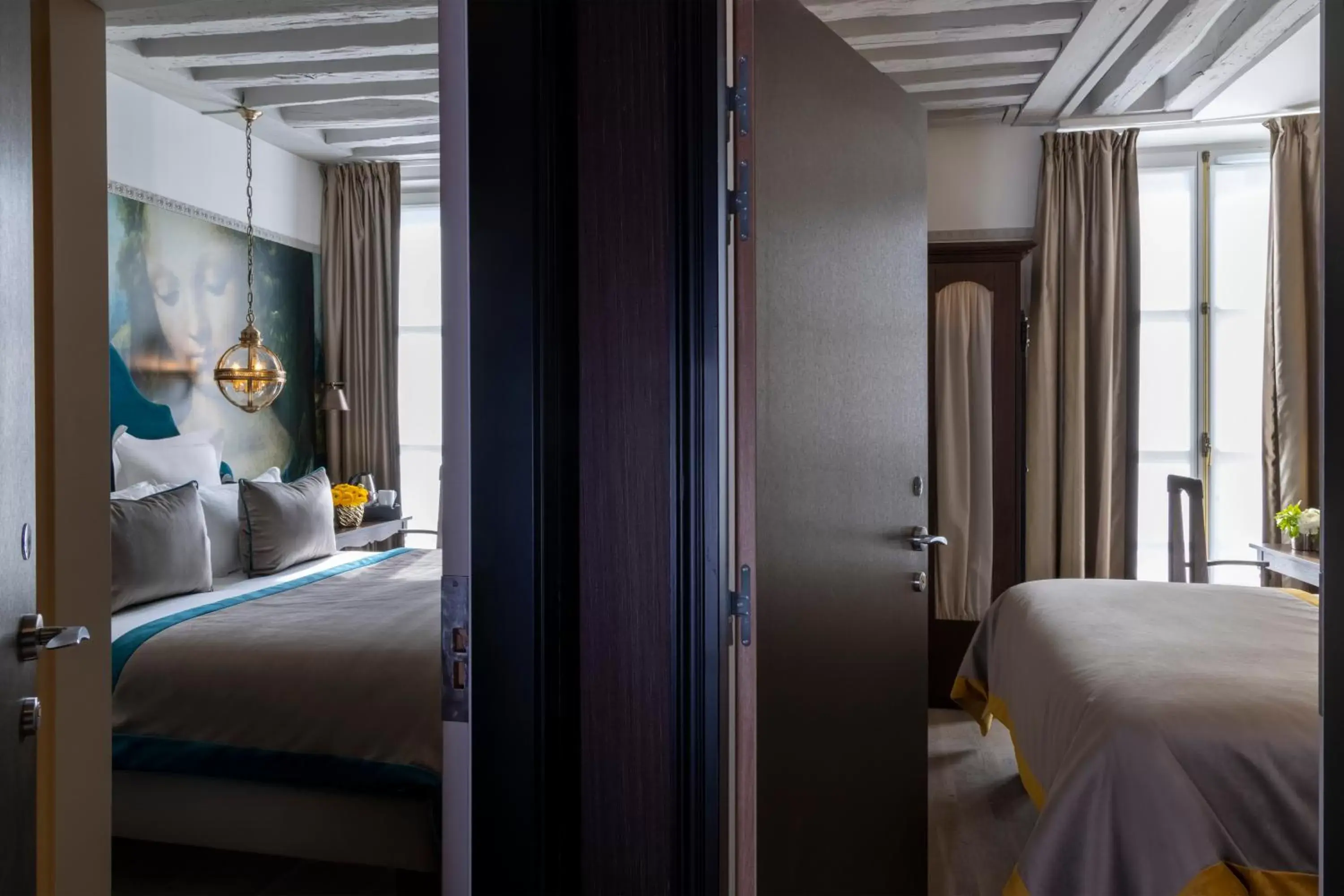 Bedroom, Bed in Hôtel Vinci Due & Spa