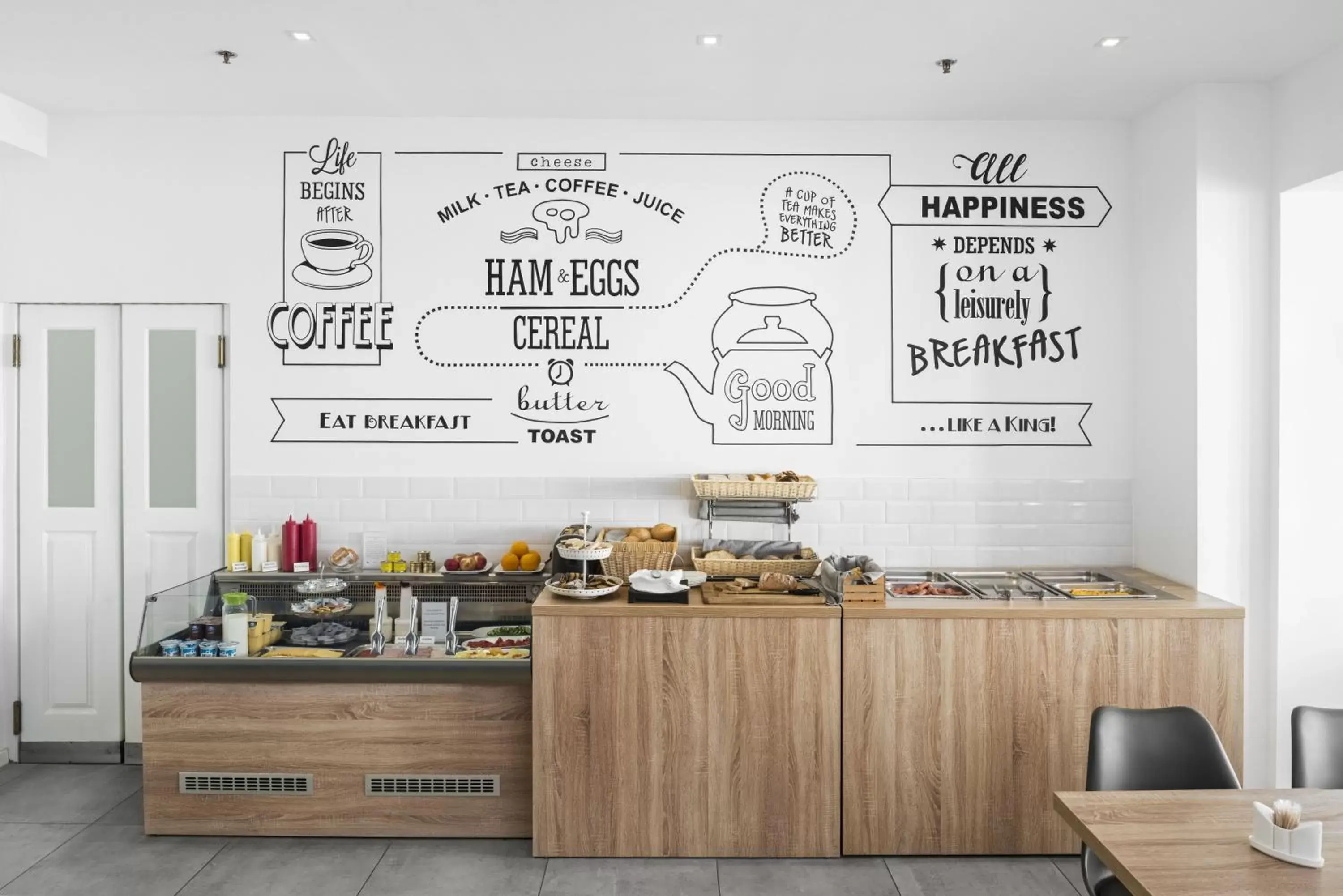 Buffet breakfast in Chesscom Hotel Buffet breakfast in Chesscom Hotel