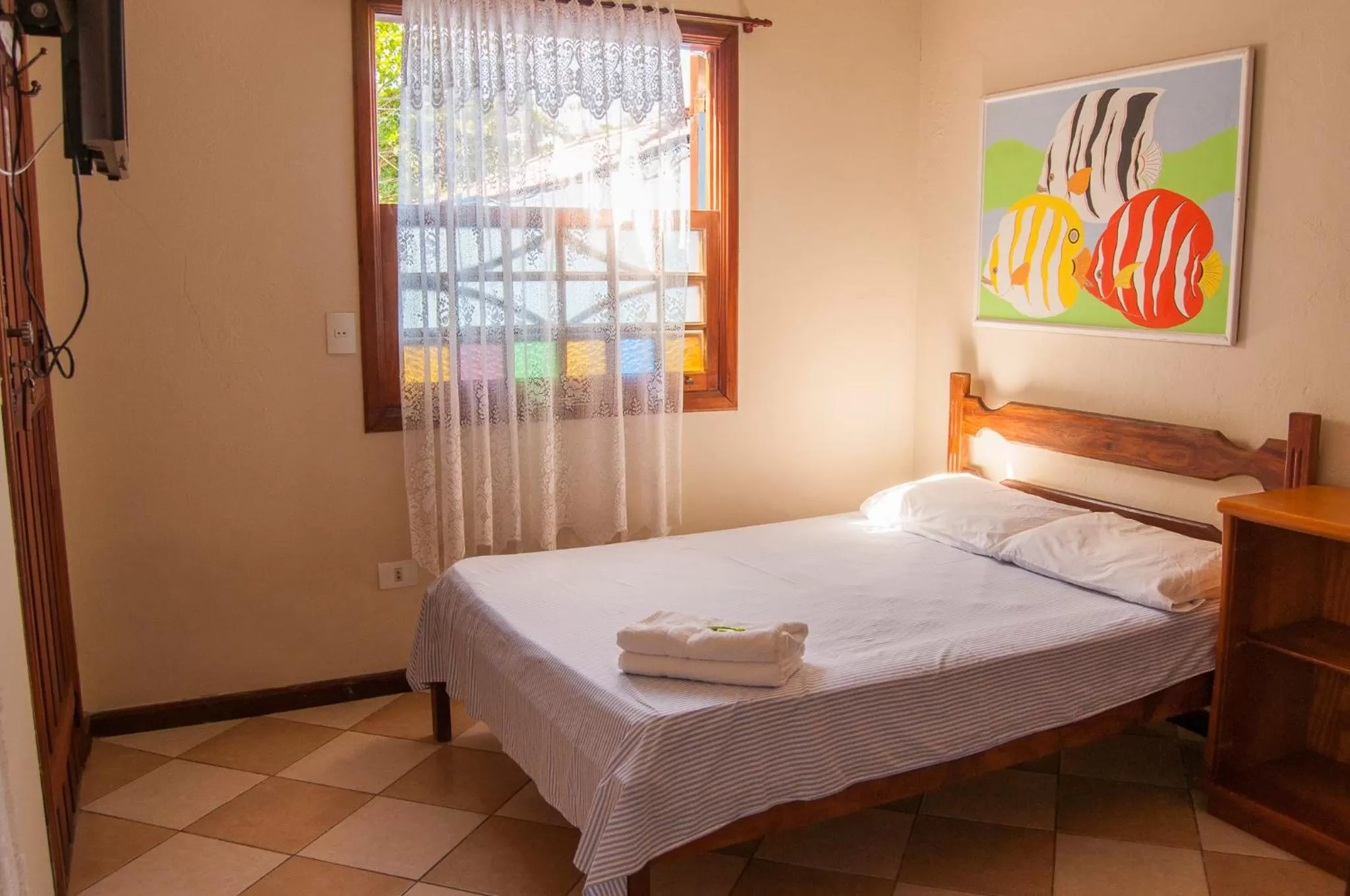 Bed in Refron du Mar Pousada Paraty