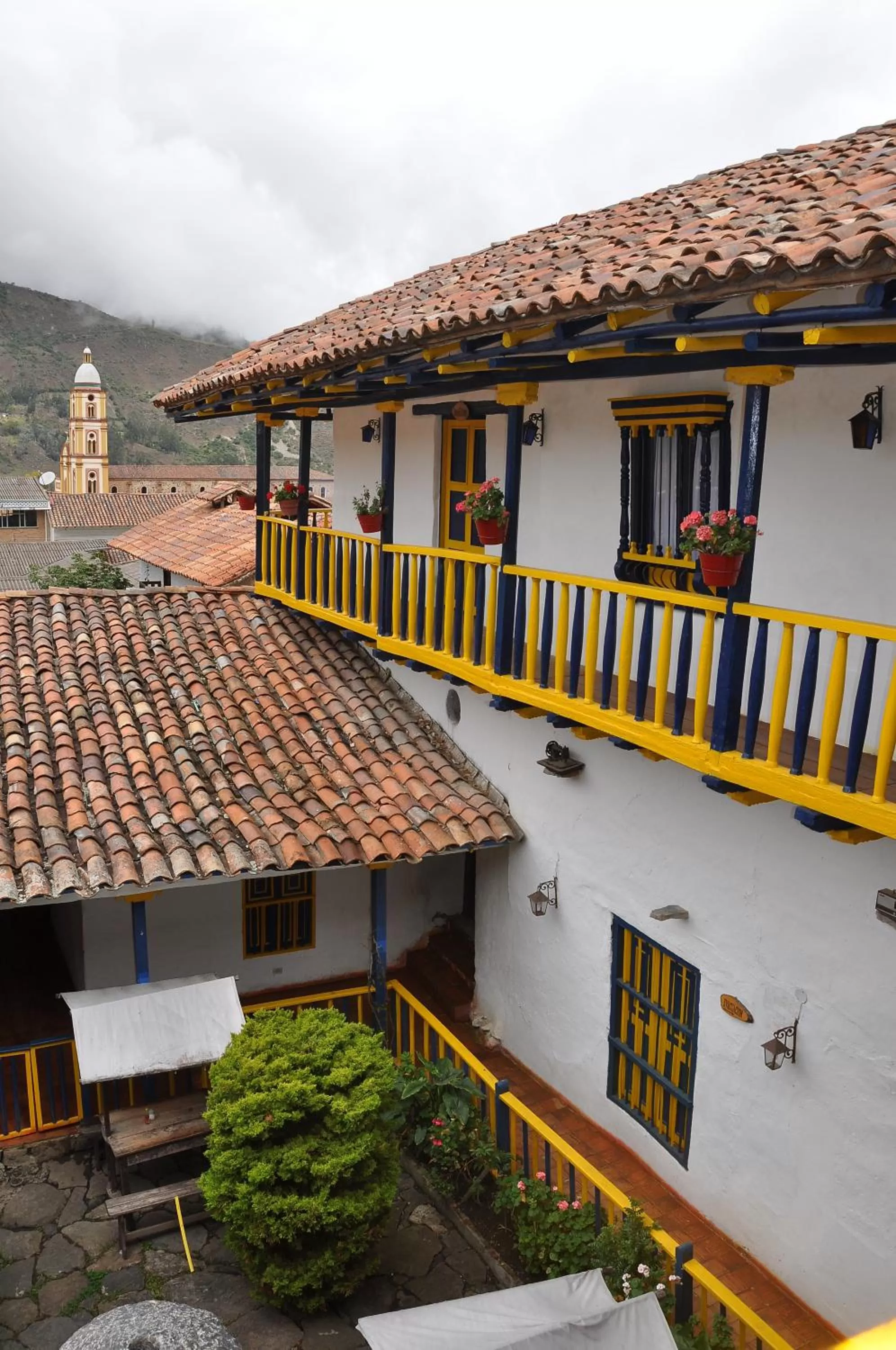 Patio in Hotel Museo la Posada del Molino