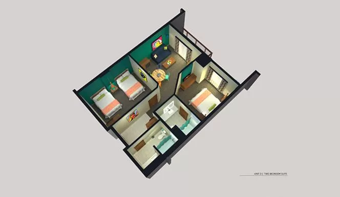 Floor plan in The Kartrite Resort and Indoor Waterpark