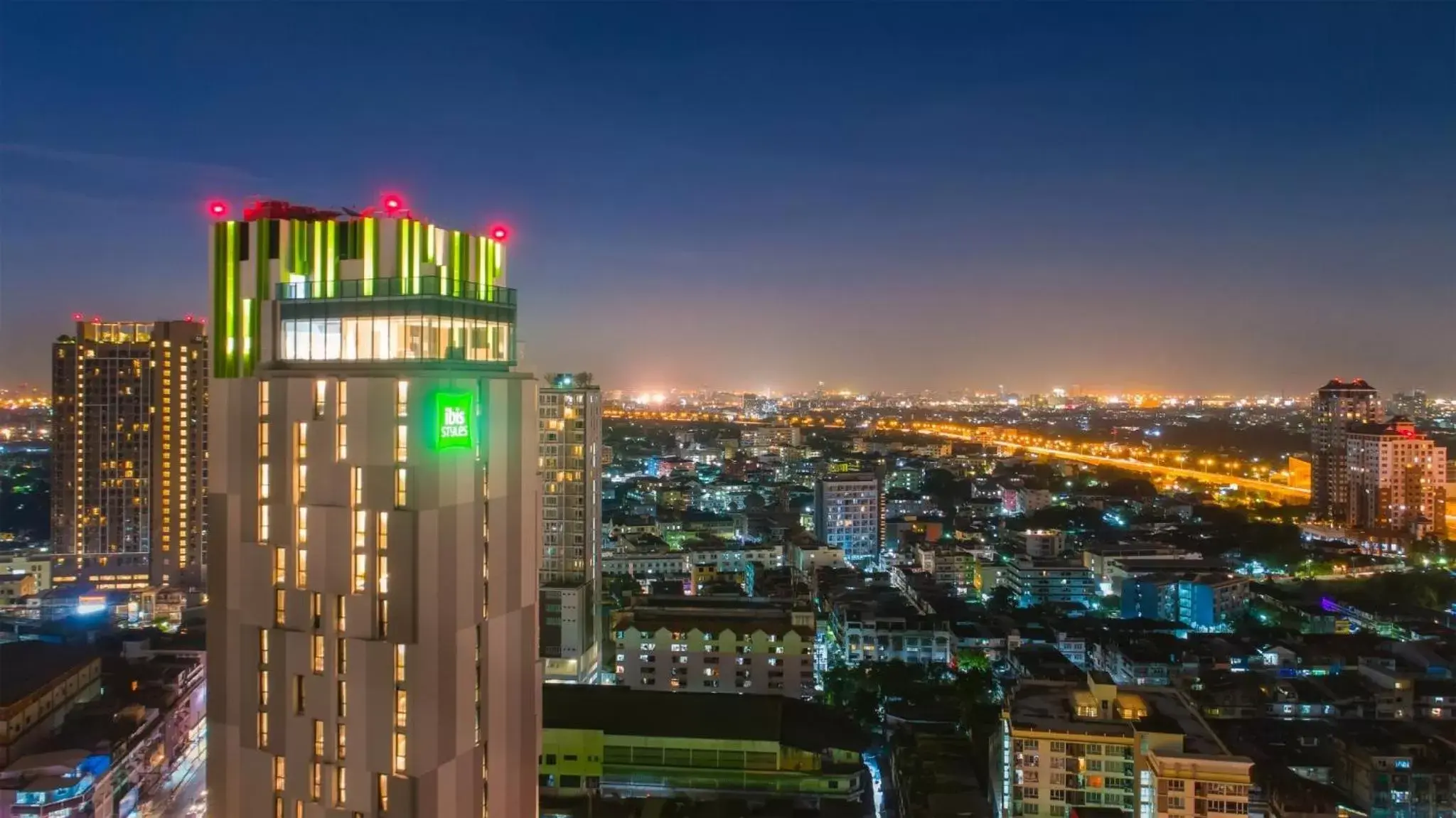 City view in ibis Styles Bangkok Sukhumvit Phra Khanong