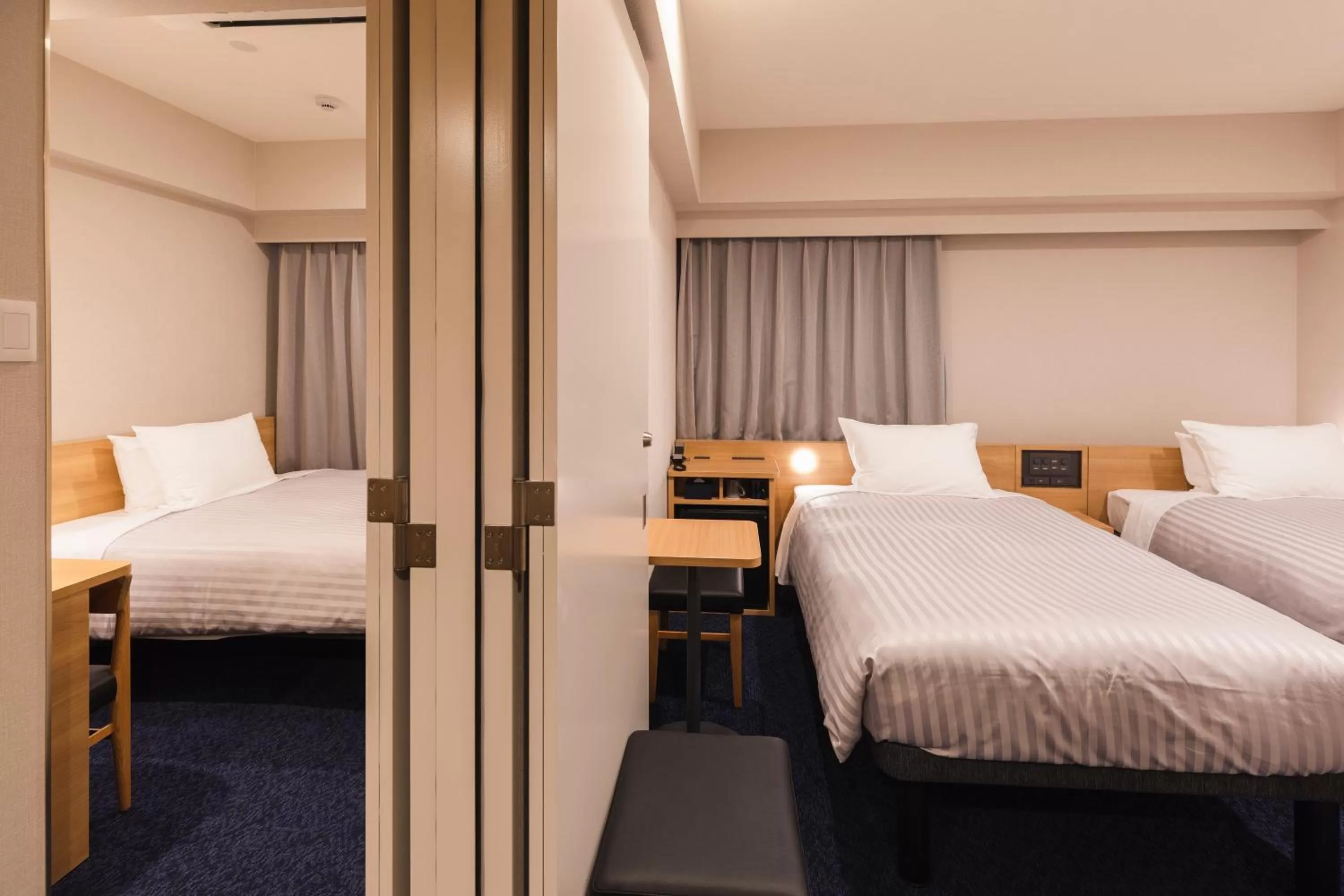 Photo of the whole room, Bed in Sotetsu Fresa Inn Nagoya-Shinkansenguchi