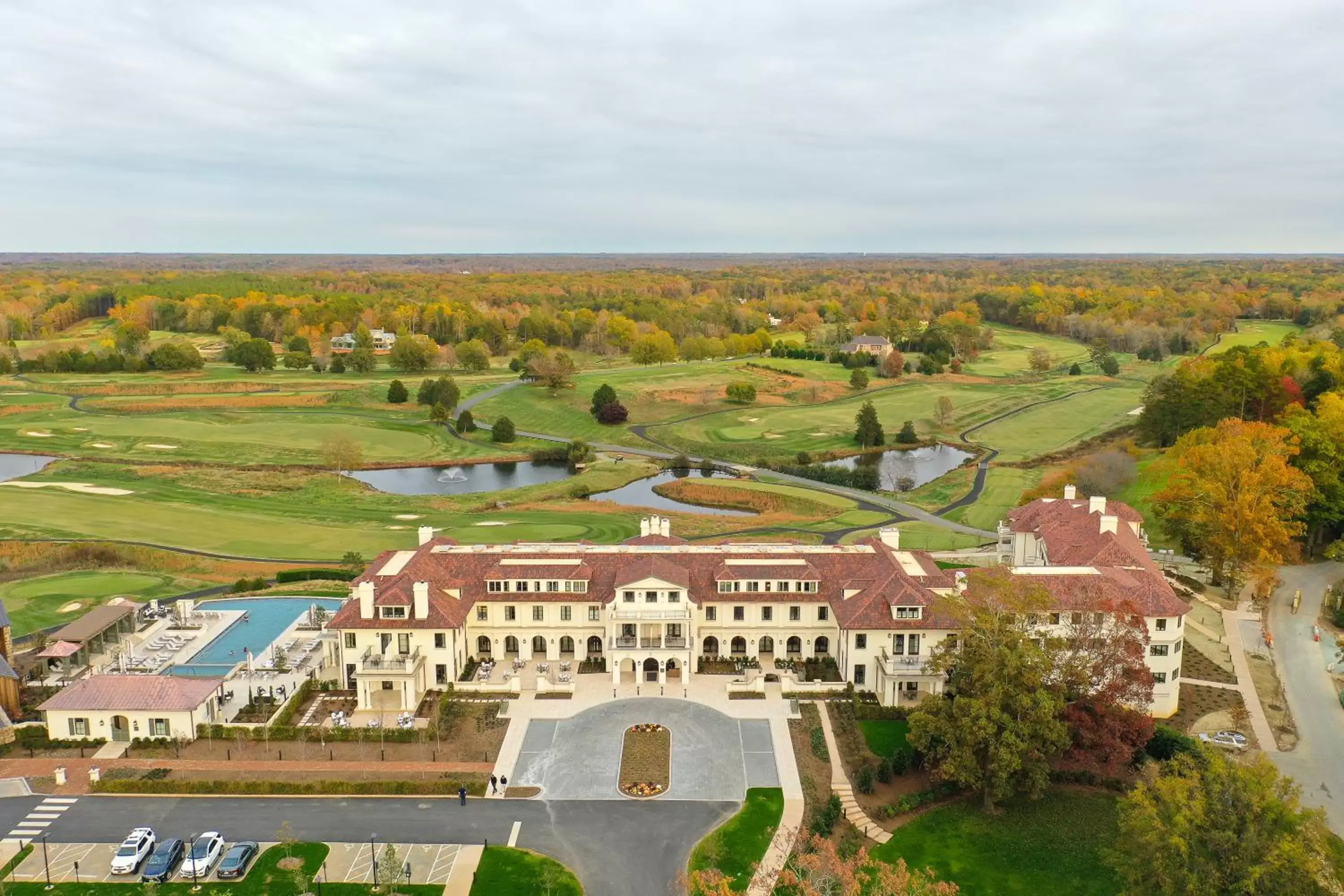 Bird's-eye View in Keswick Hall