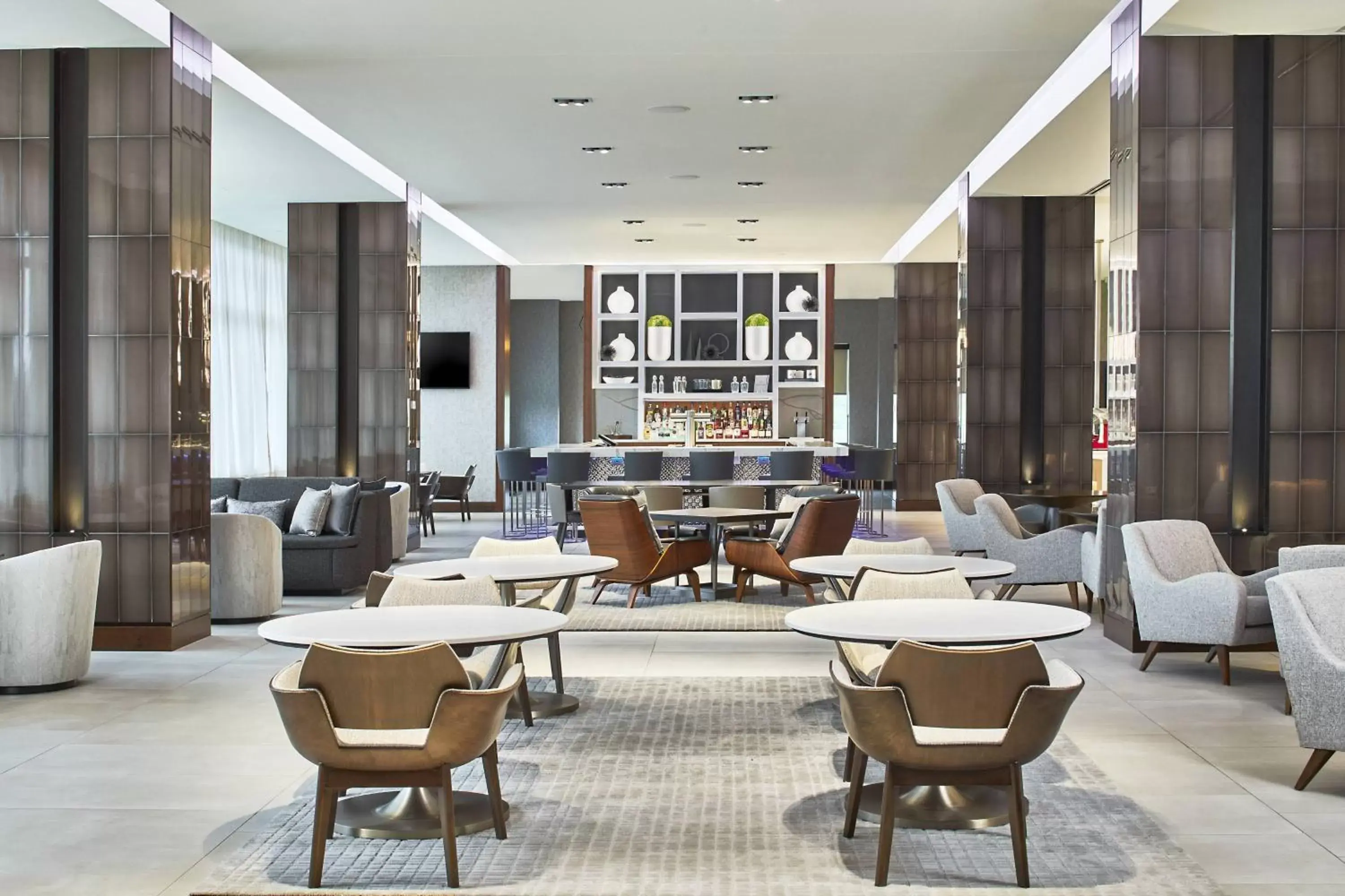 Lobby or reception in AC Hotel by Marriott Atlanta Airport Gateway