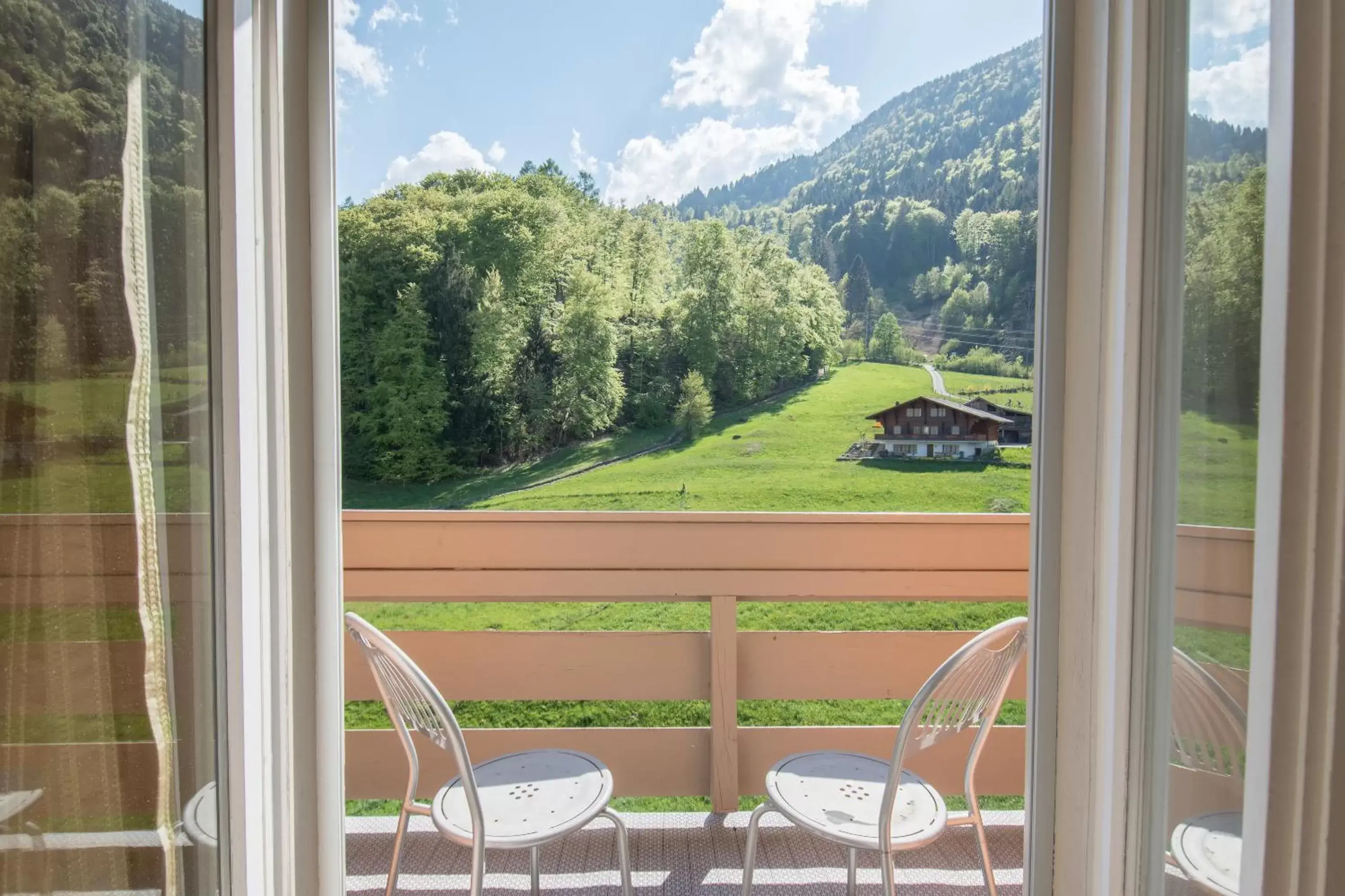 Balcony/Terrace, Mountain View in Hotel Berghof Amaranth