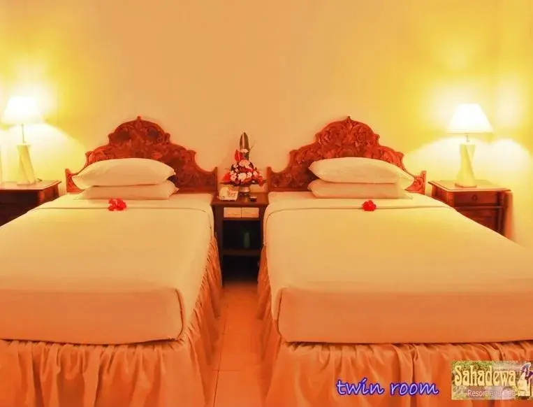 Bed in Sahadewa Resort & Spa Bed in Sahadewa Resort & Spa