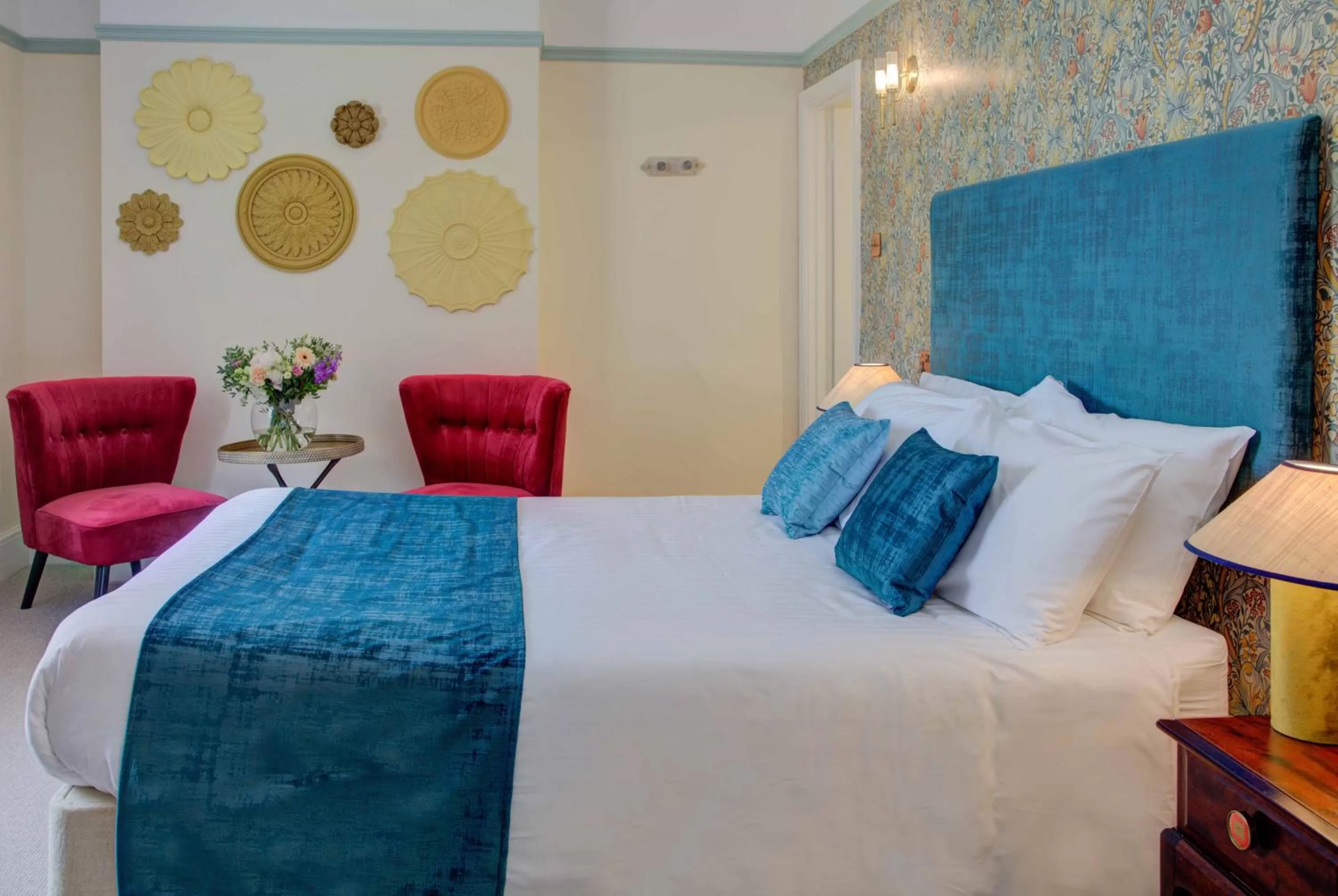 Photo of the whole room, Bed in The Grange at Oborne