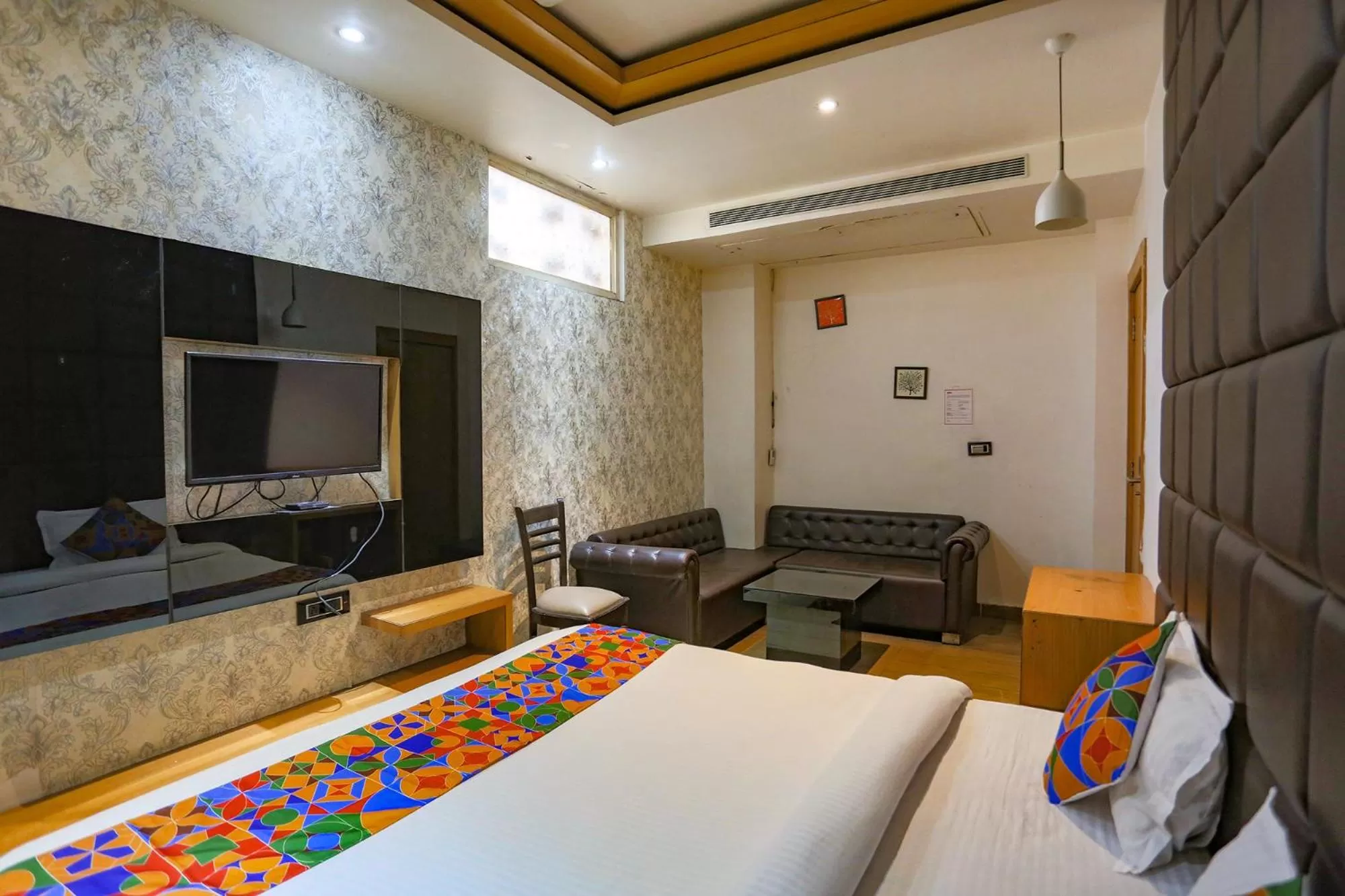 Bed in FabHotel Sun Park