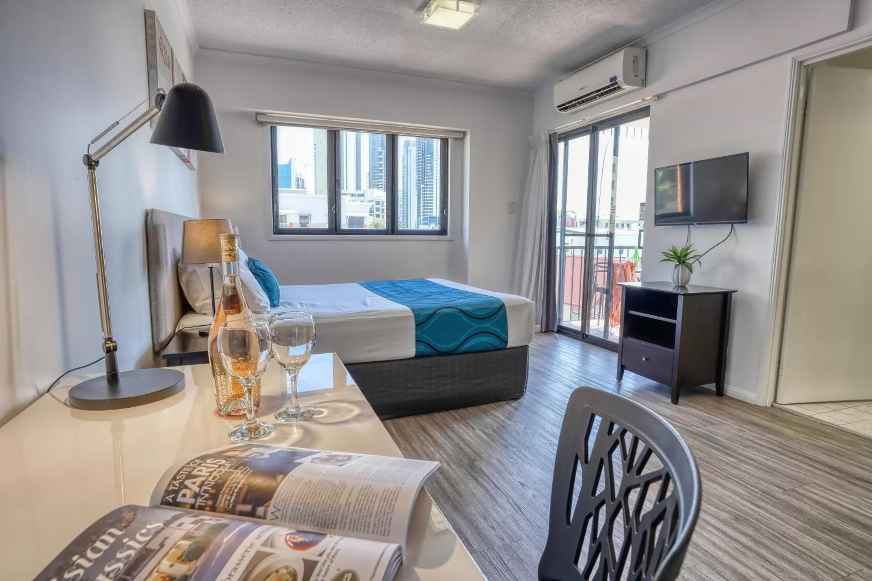 Living room in Central Brunswick Apartment Hotel