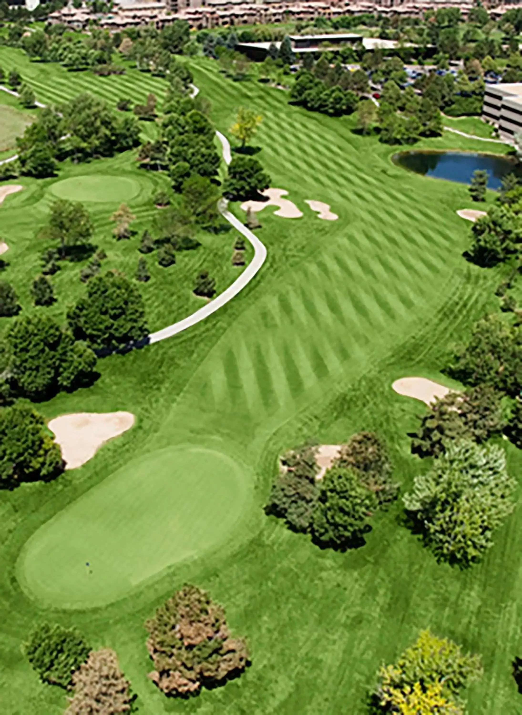 Golfcourse, Bird's-eye View in The Inverness Denver, a Hilton Golf & Spa Resort