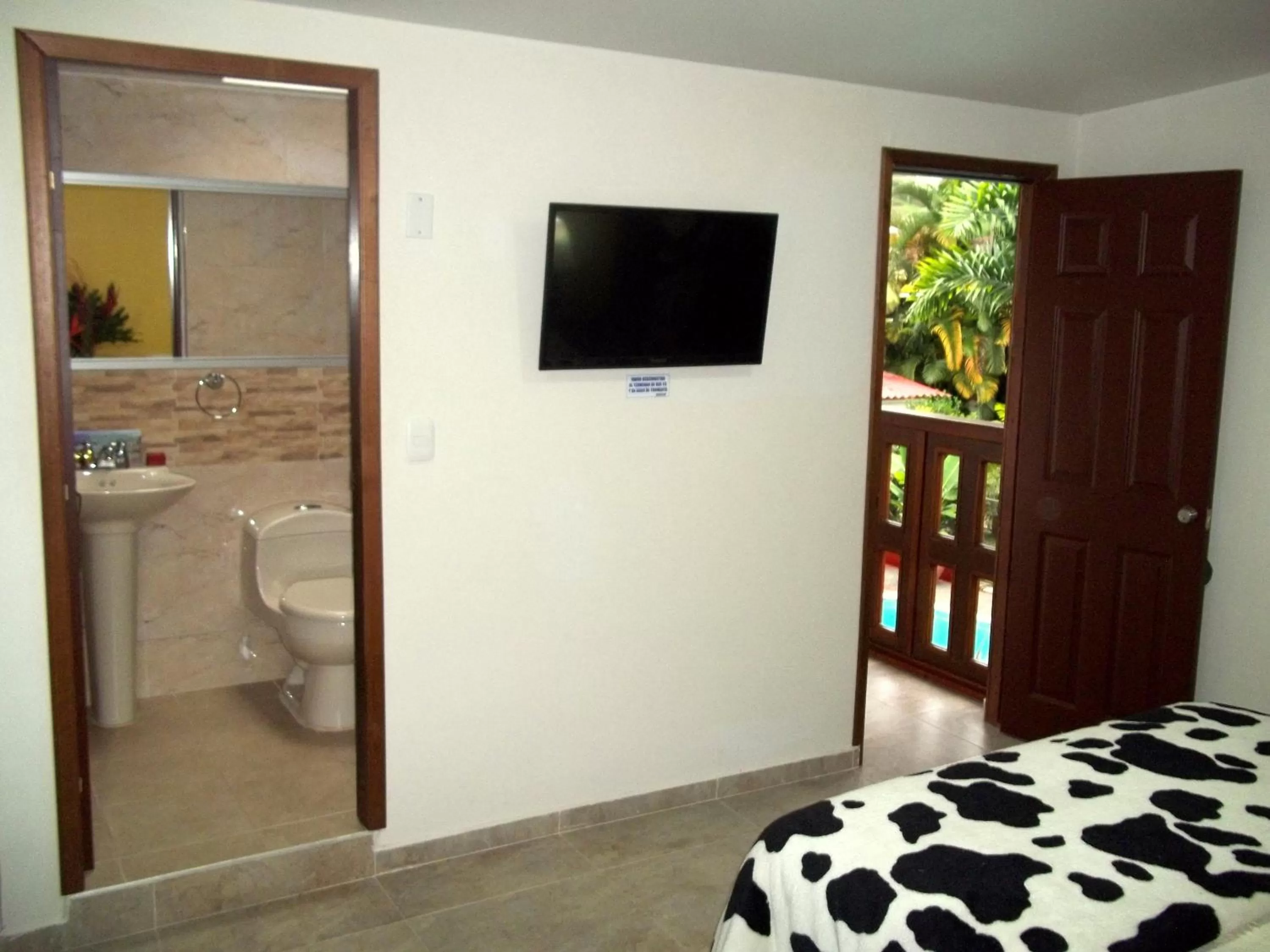 TV/Entertainment Center in Cabañas Las Bifloras