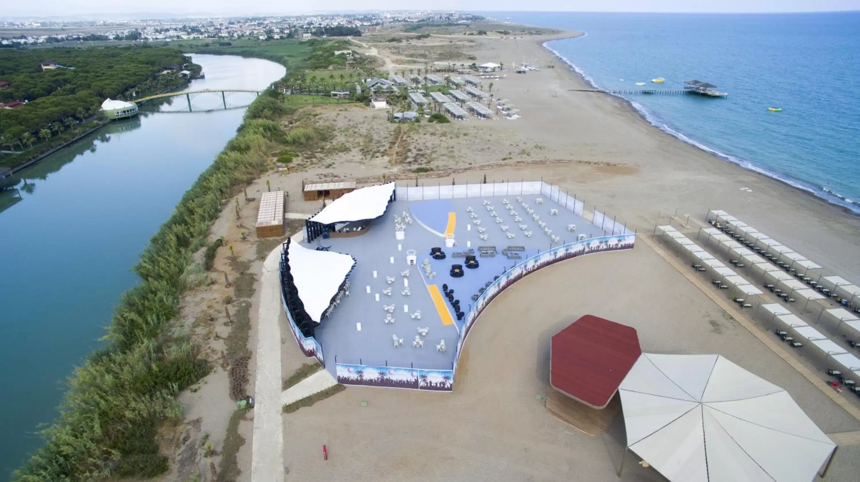 Beach, Bird's-eye View in Xanadu Resort Hotel - High Class All Inclusive