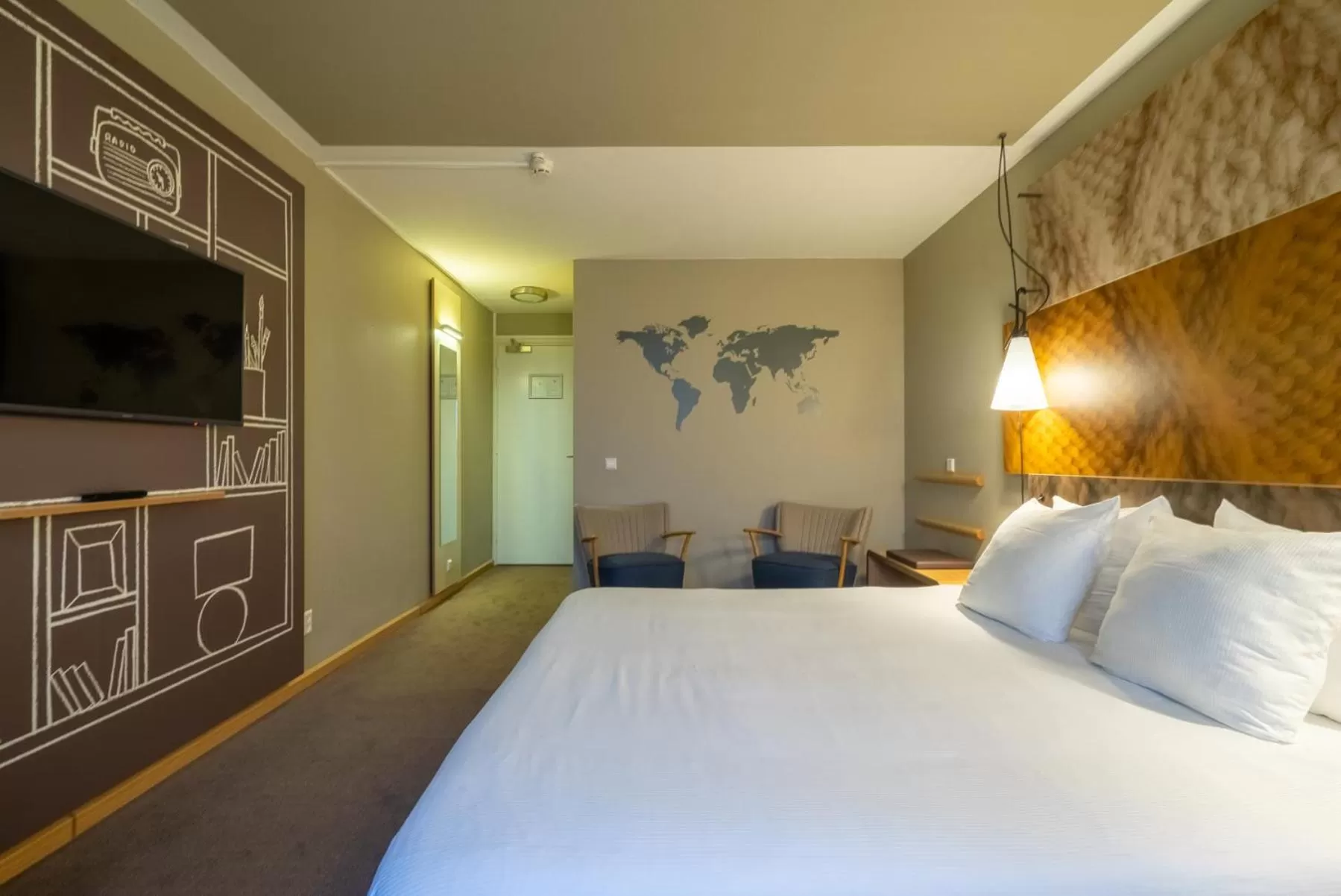 Bed in Skotel The Hague, Hotelschool The Hague