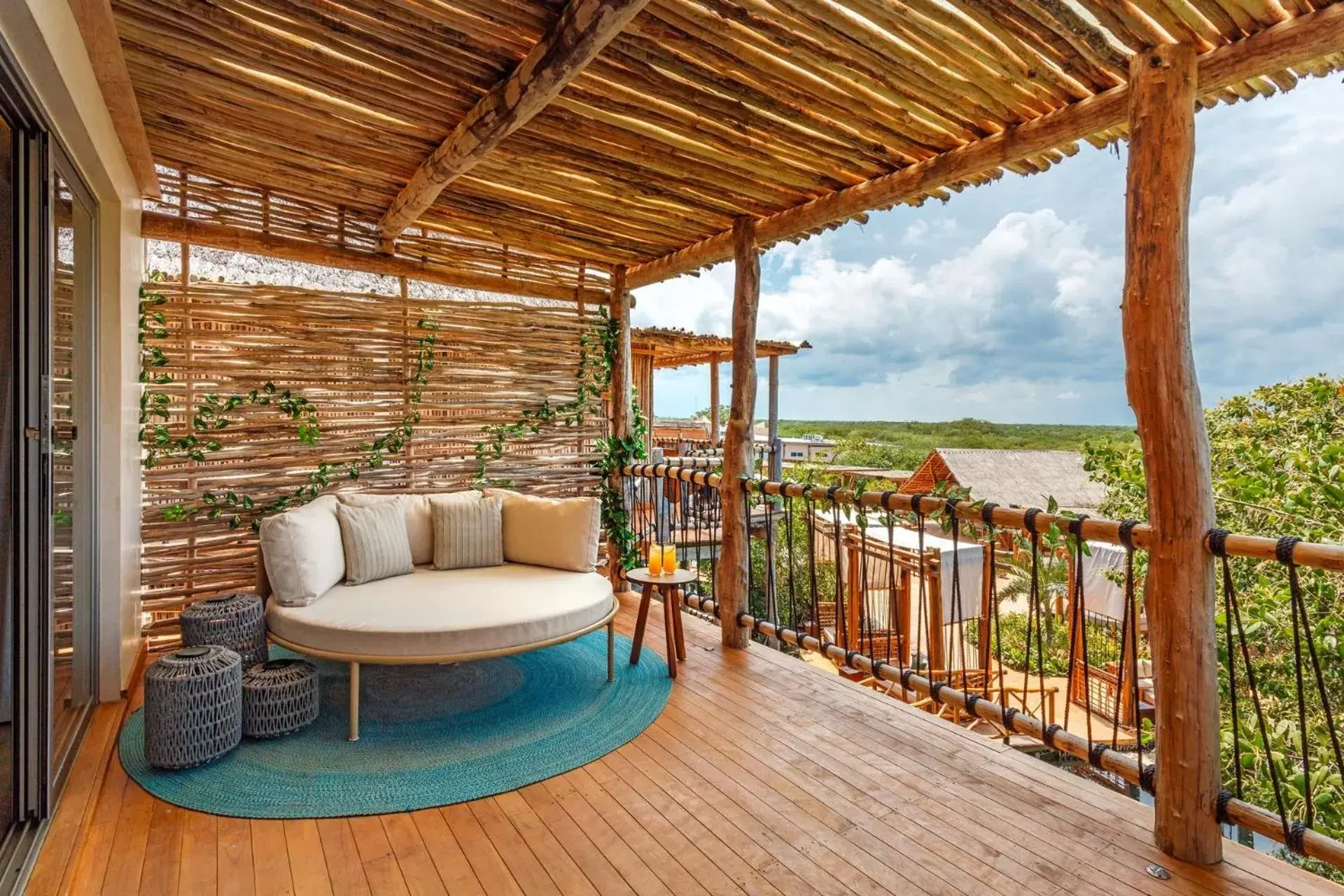 Balcony/Terrace in Hotel Shibari - Restaurant & Cenote Club