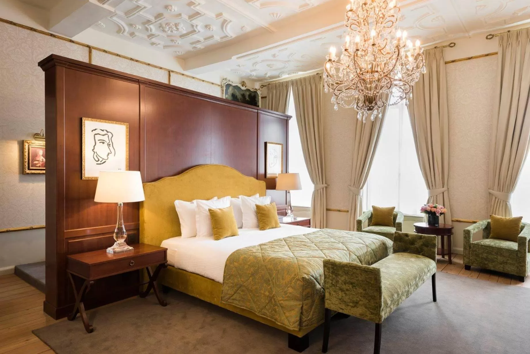 Bedroom, Bed in Dukes' Palace Brugge - by Dukes' Hotel Collection