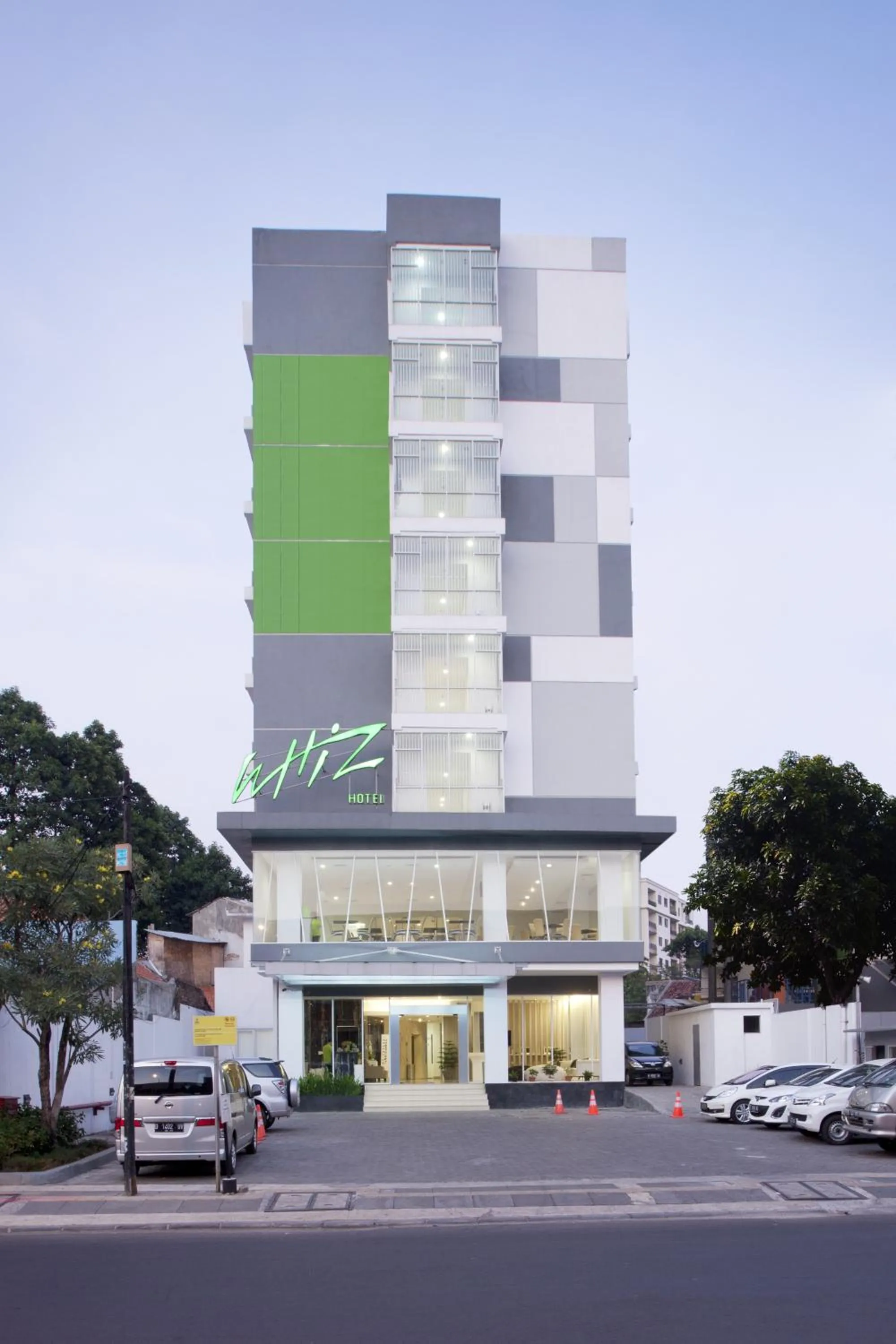 Facade/entrance in Whiz Hotel Cikini Jakarta