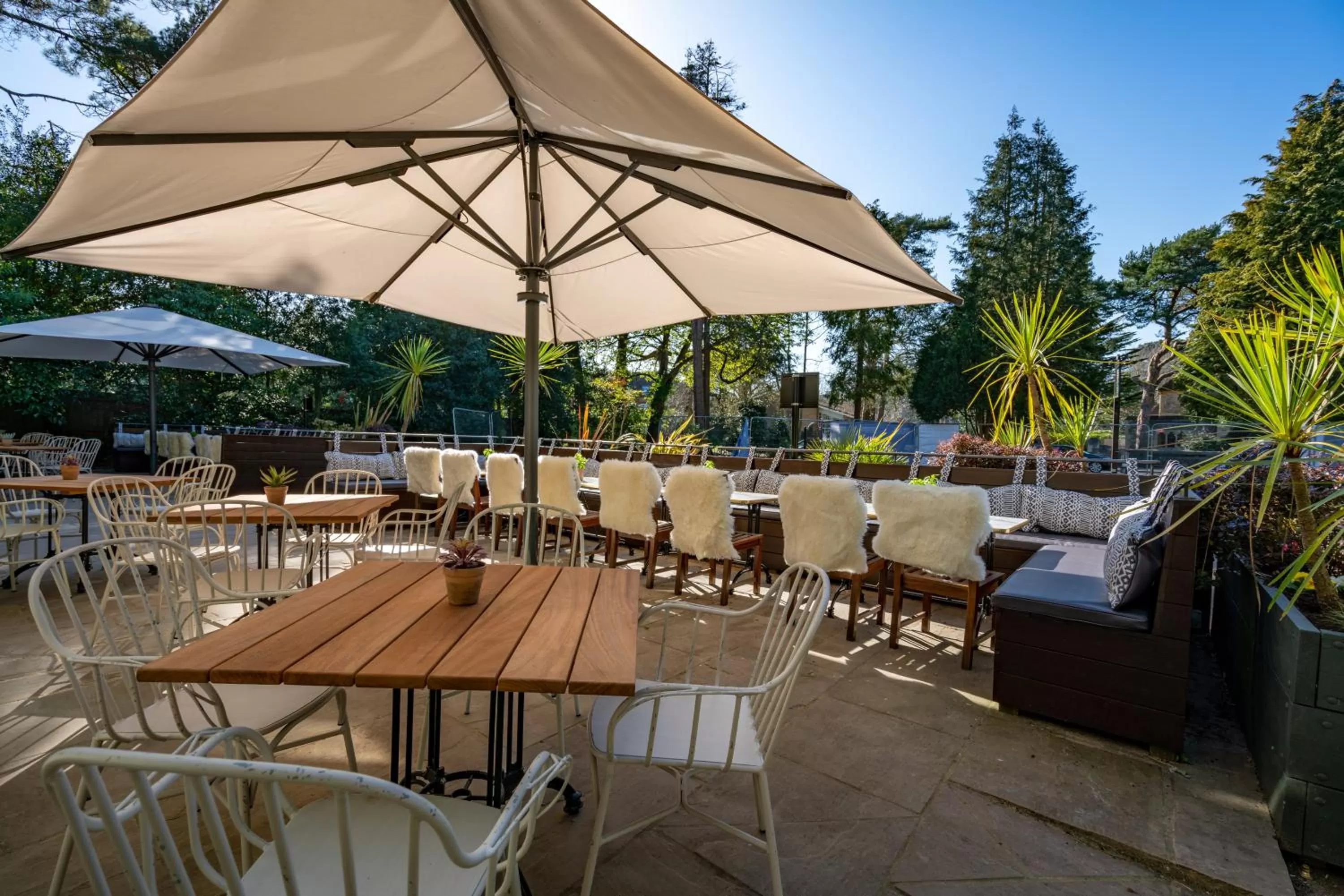 Patio in The Pavilion Arms