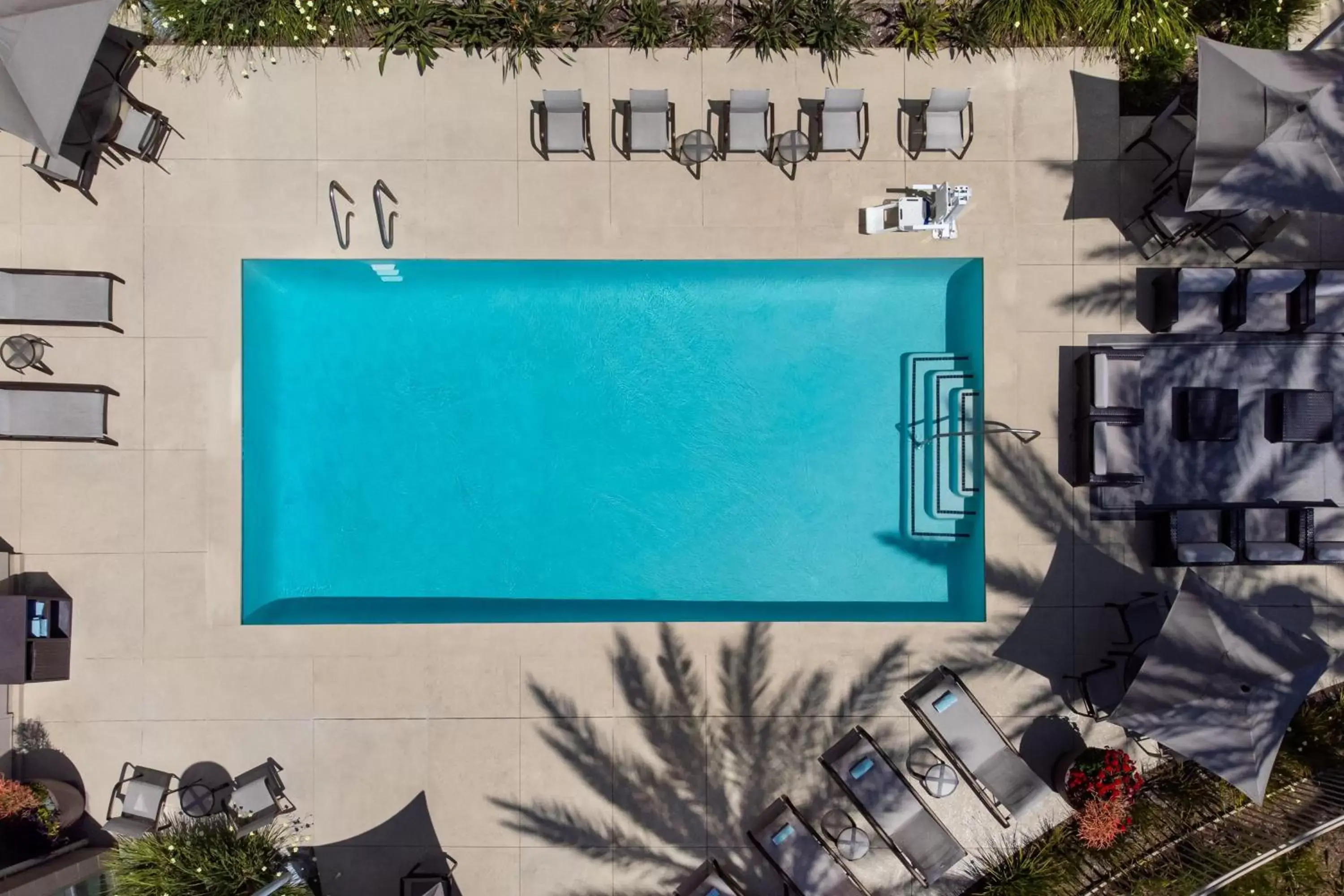 Swimming pool, Pool View in Courtyard by Marriott Santa Ana Orange County